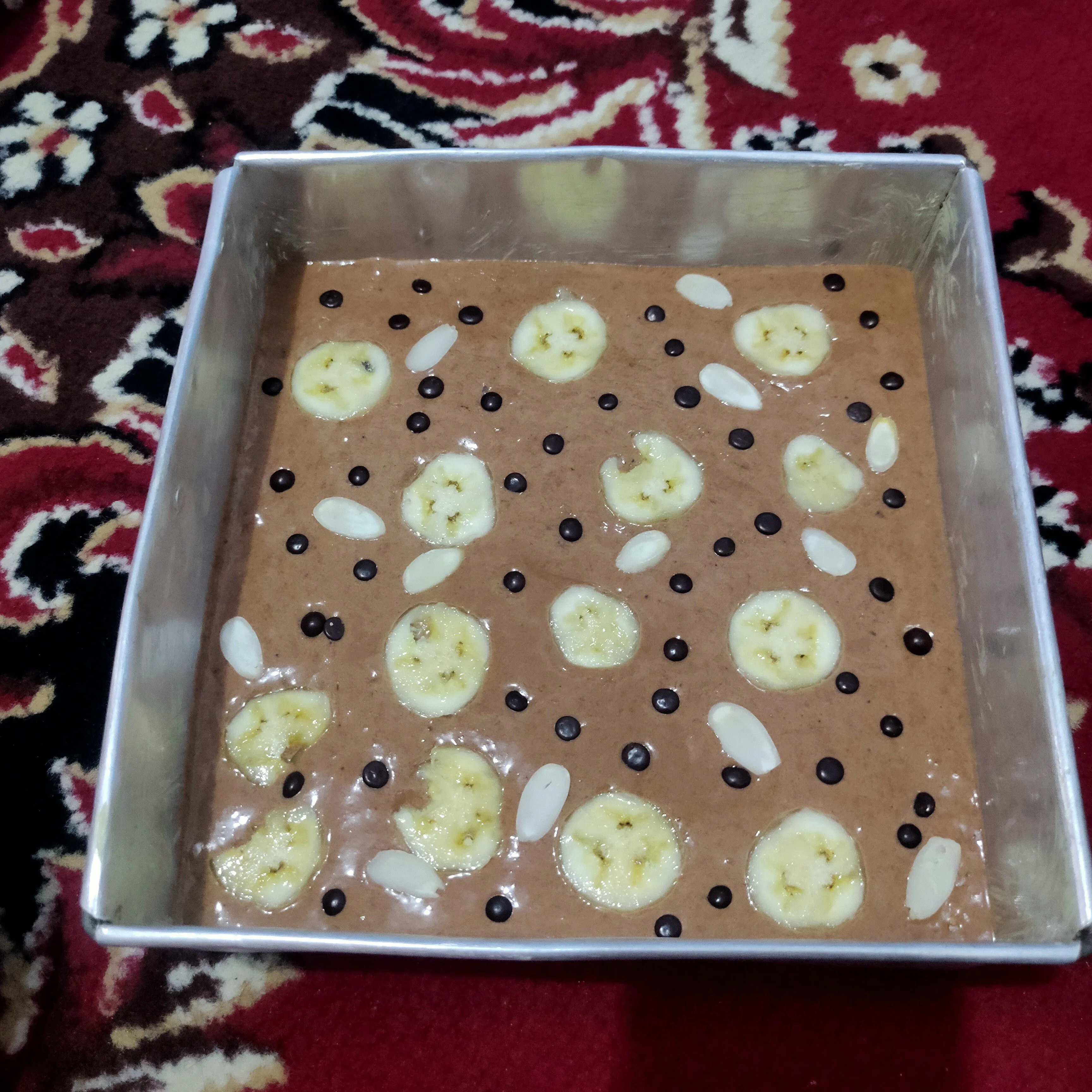 Step 6 Bolu Pisang Coklat