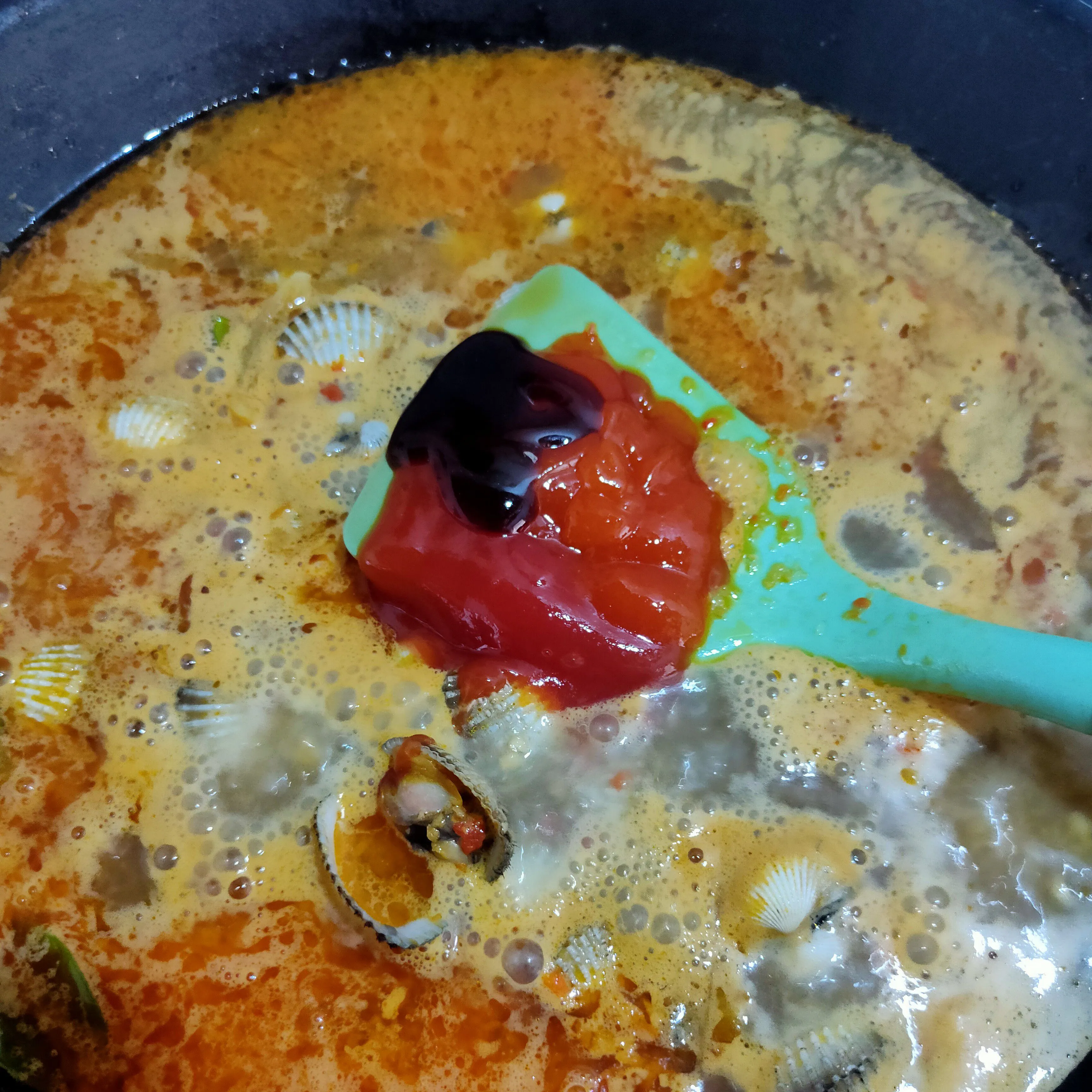 Step 4 Kerang Dara Kuah Pedas