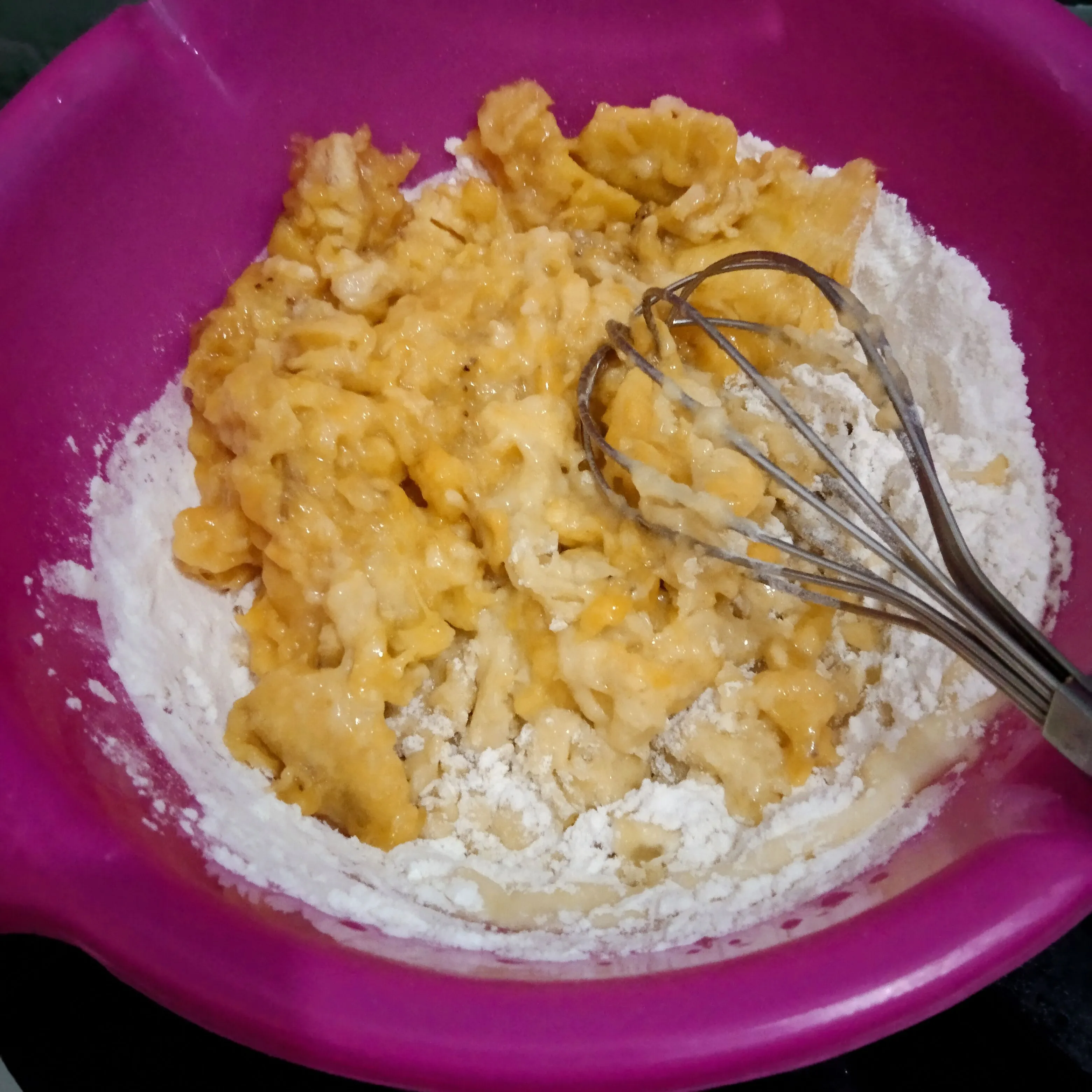 Step 4 Bolu Kukus Pisang