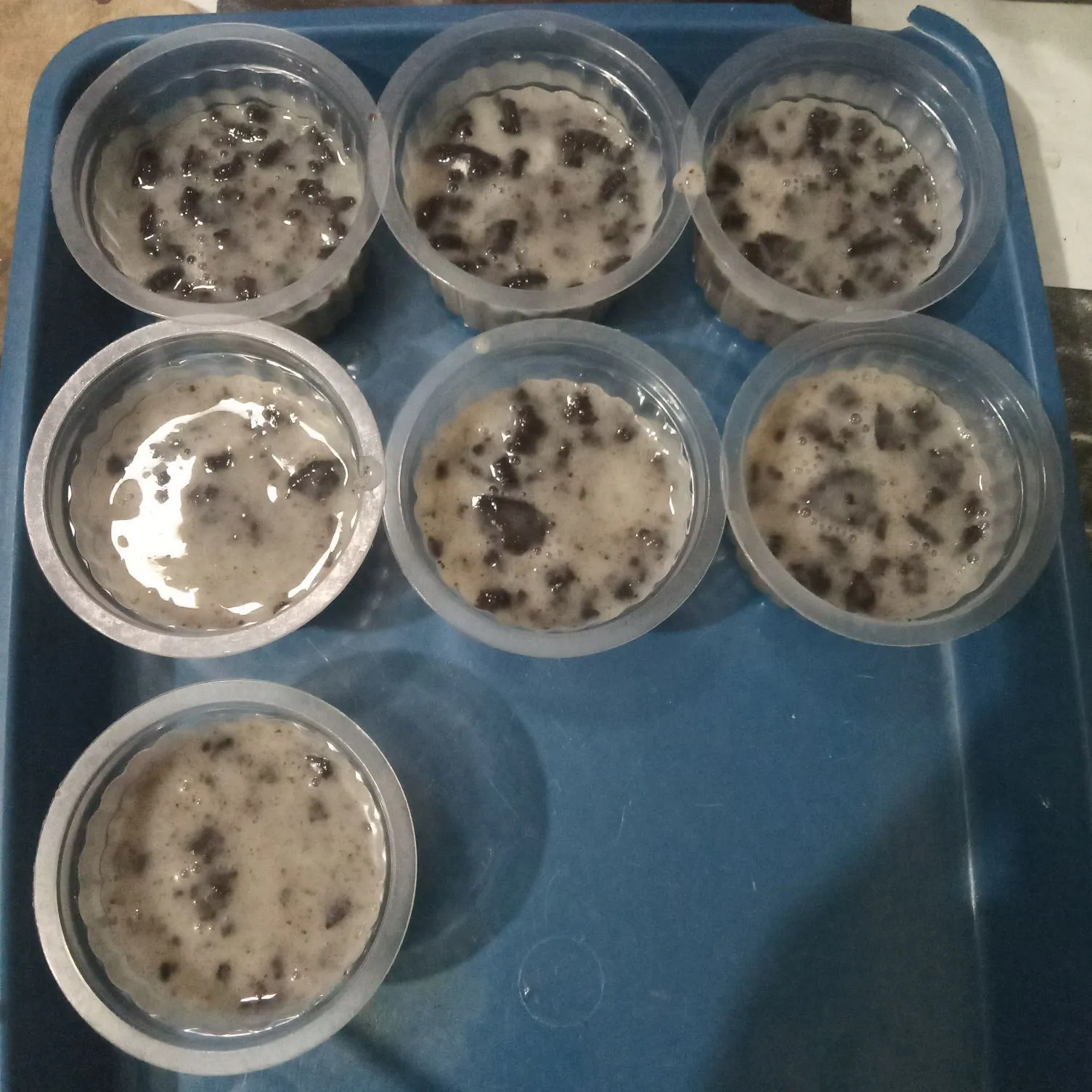 Step 5 Puding Coklat Oreo Cup