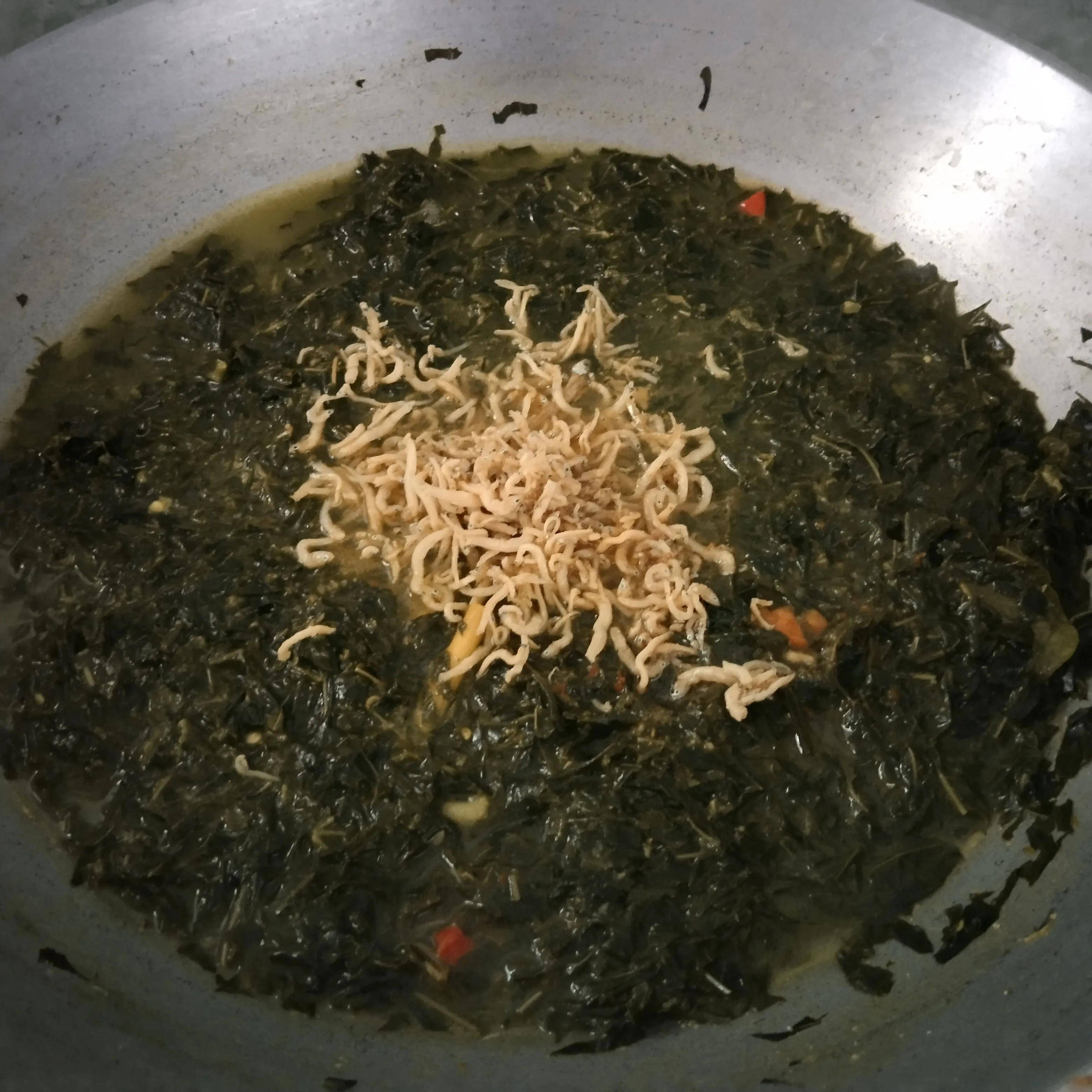 Step 6 Gulai Daun Singkong