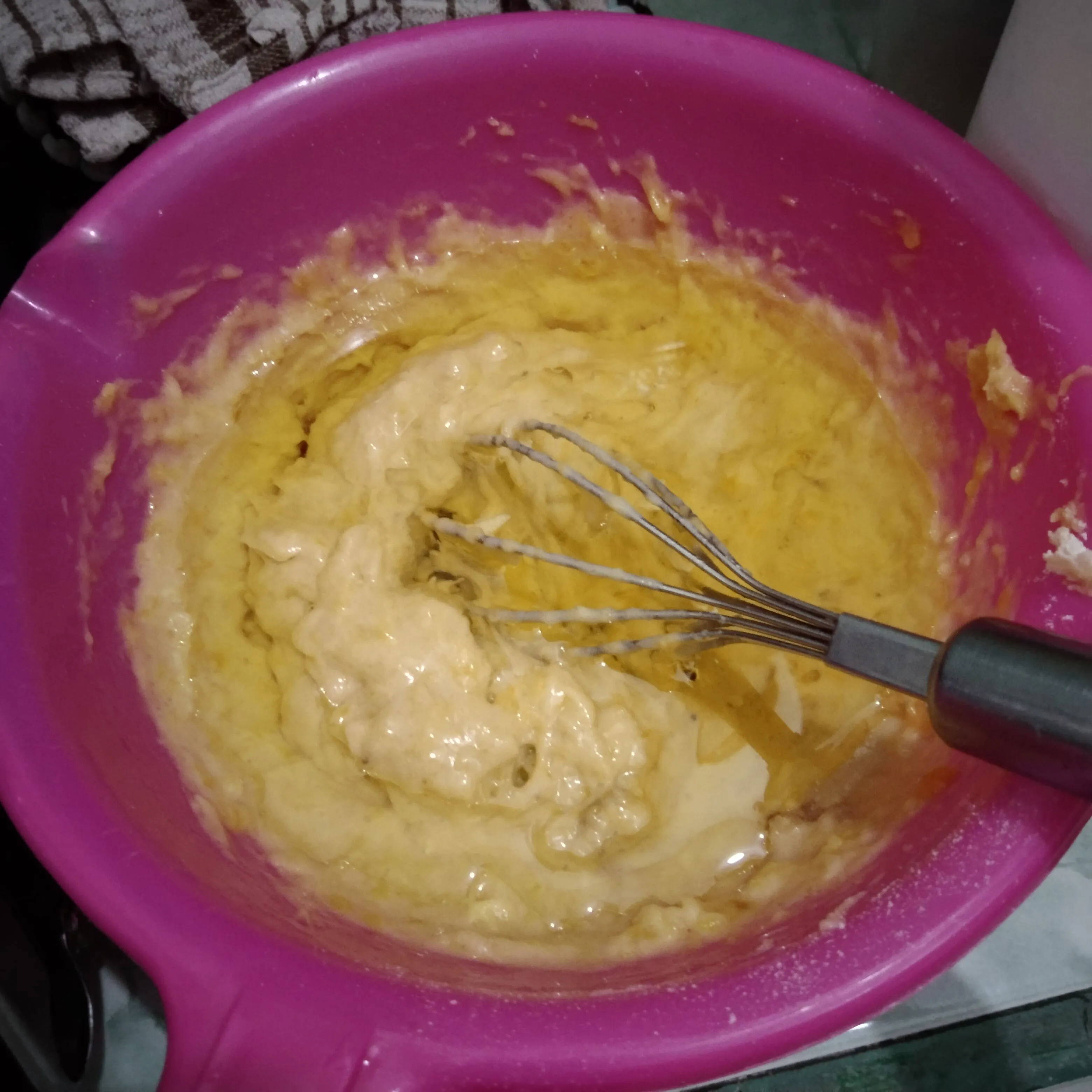 Step 5 Bolu Kukus Pisang