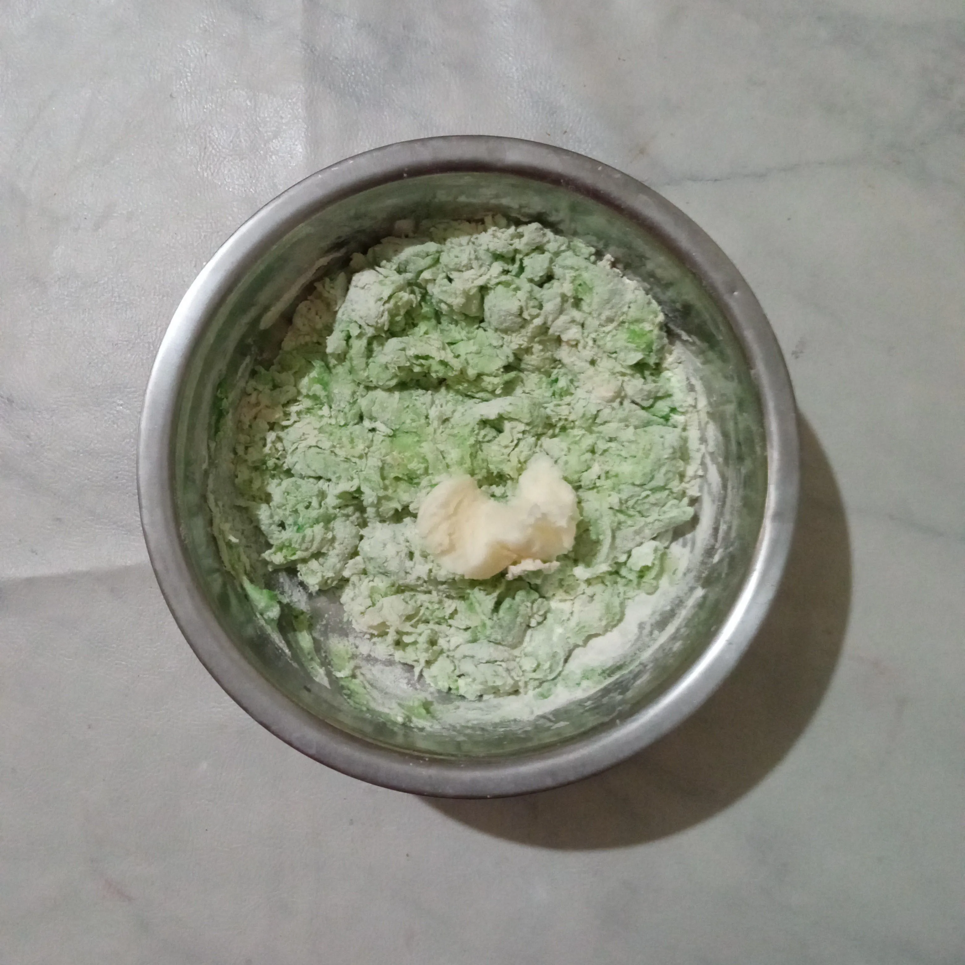 Step 2 Bakpao Pandan Coklat