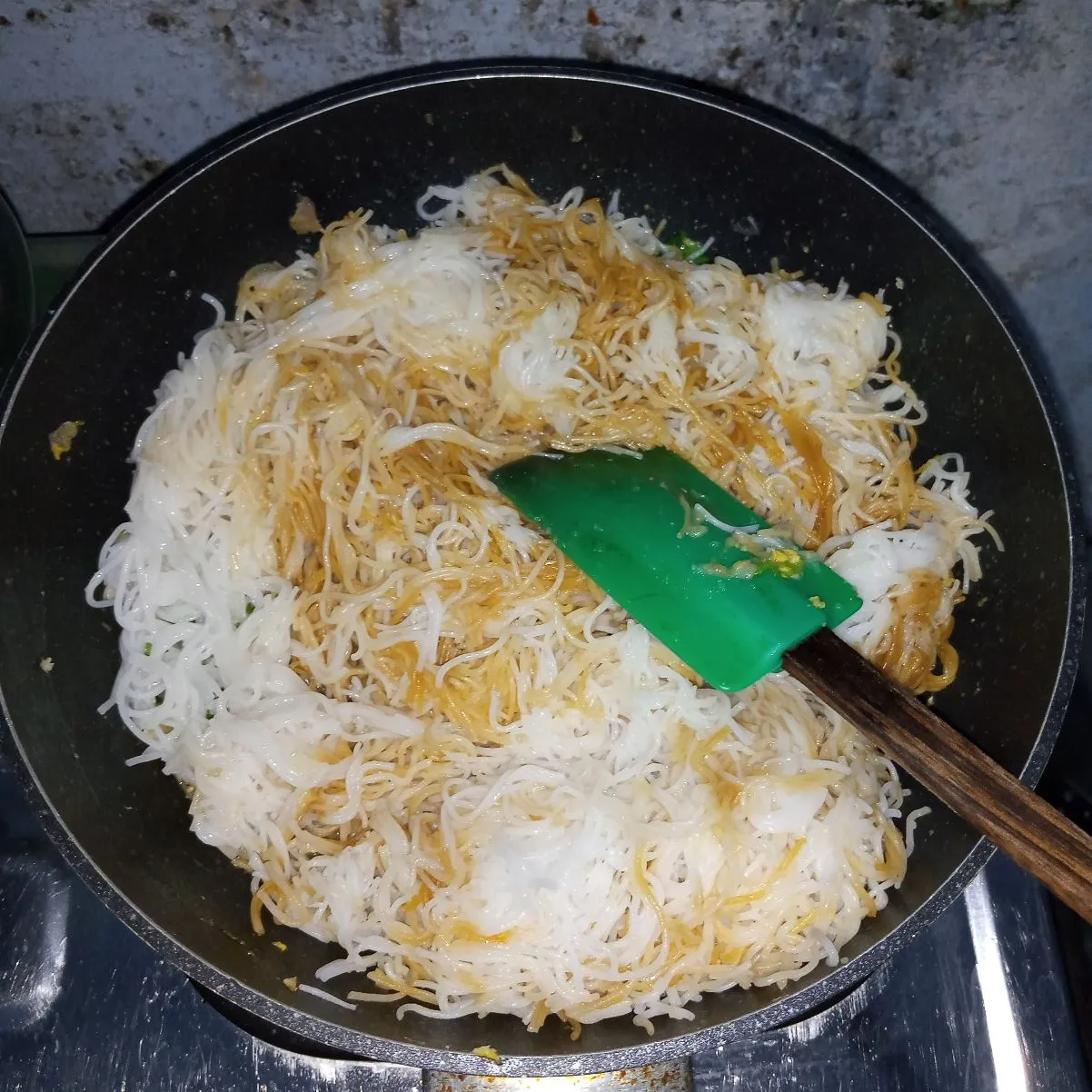 Step 5 Bihun Goreng Bakso Sawi
