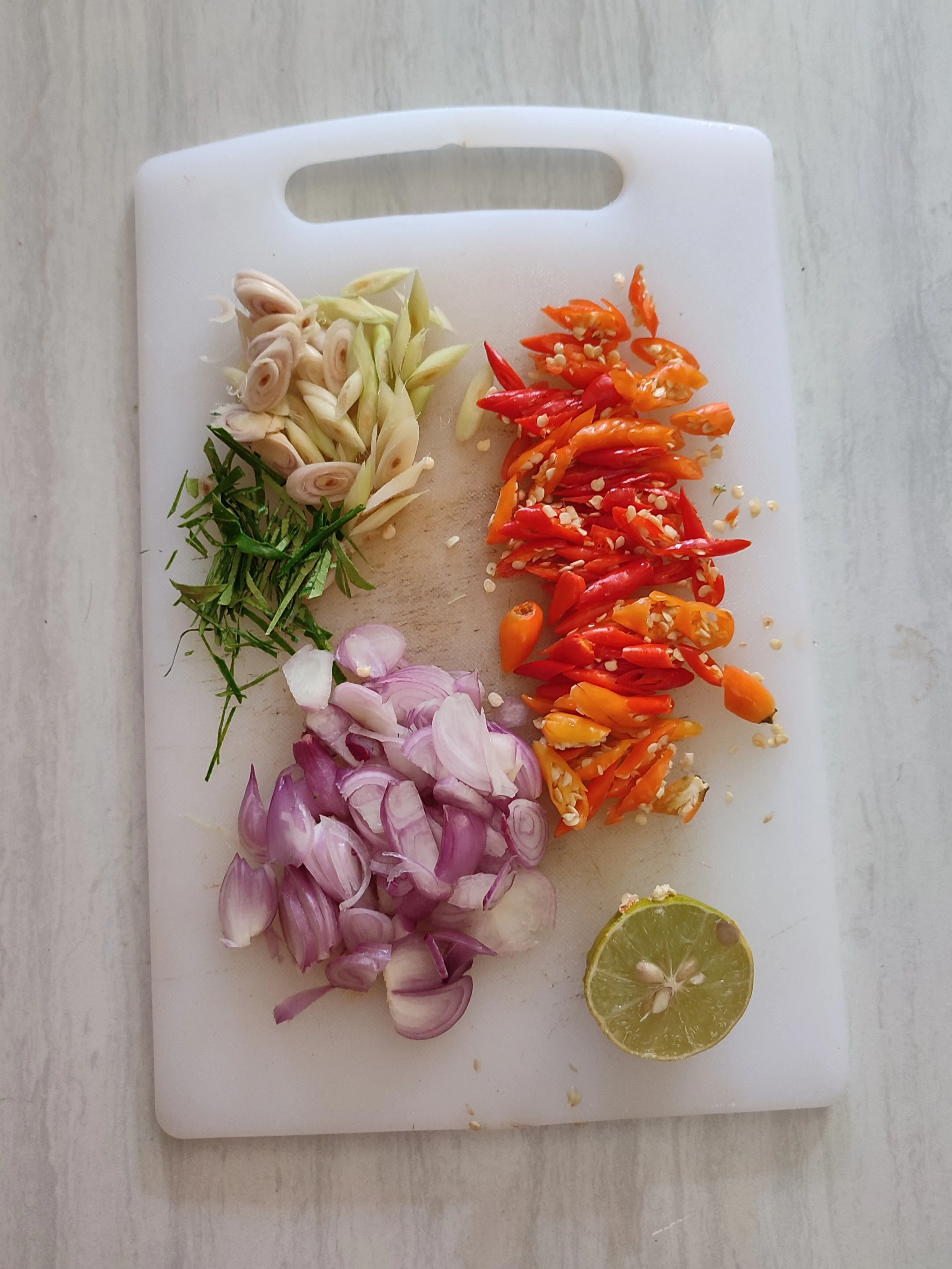 Step 2 Tofu Sambal Matah