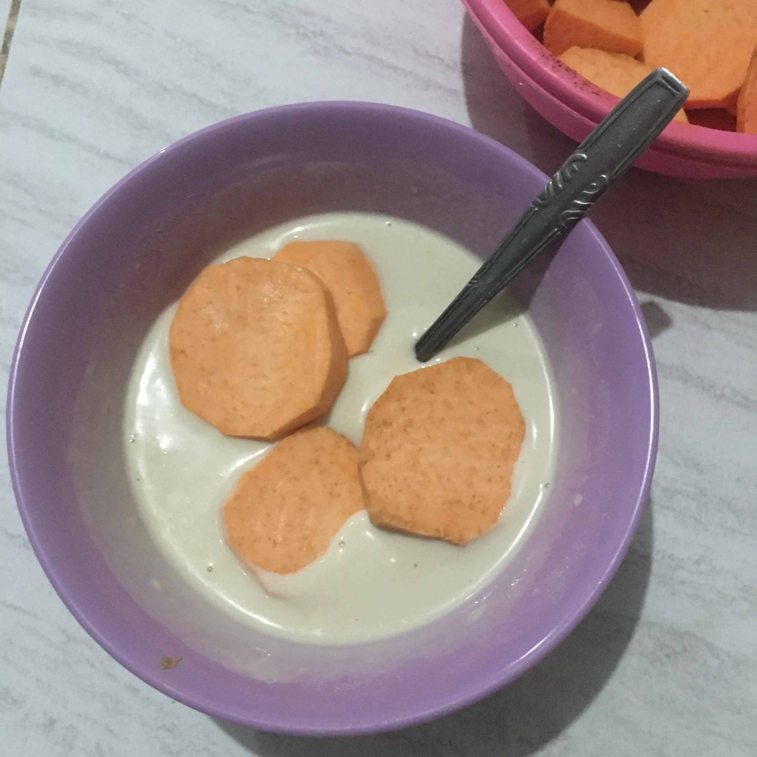 Step 4 Ubi Jalar Goreng Tepung