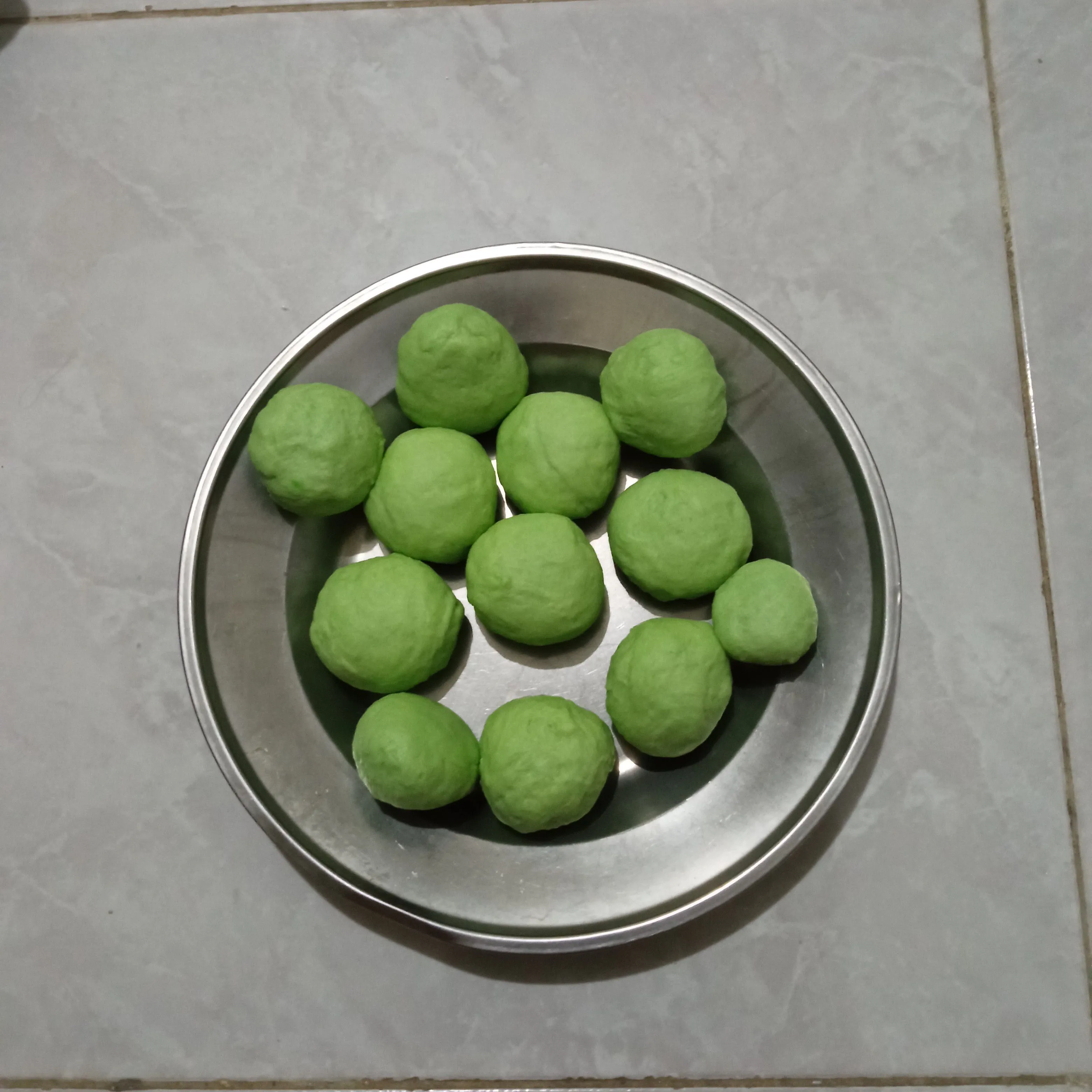 Step 4 Bakpao Pandan Coklat