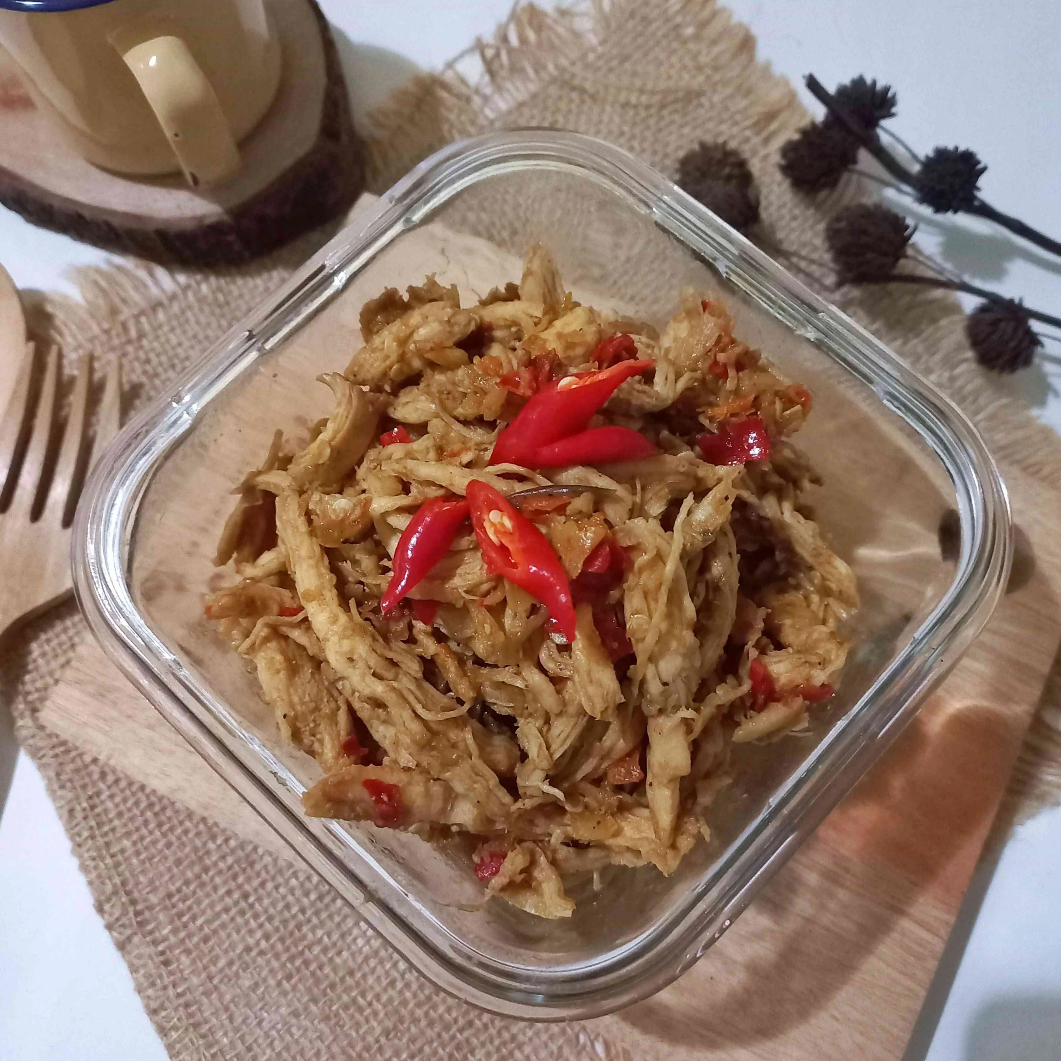 Ayam Suwir Sambal Kencur