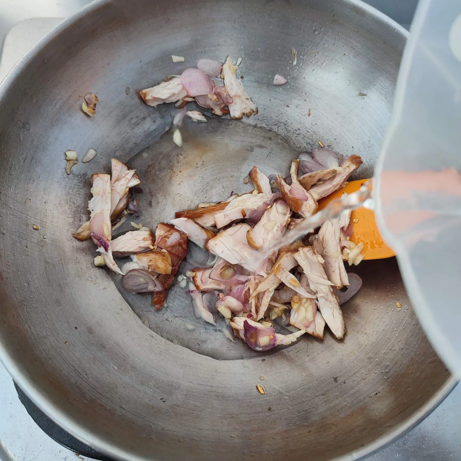 Step 3 Tongkol Suwir Saos Teriyaki