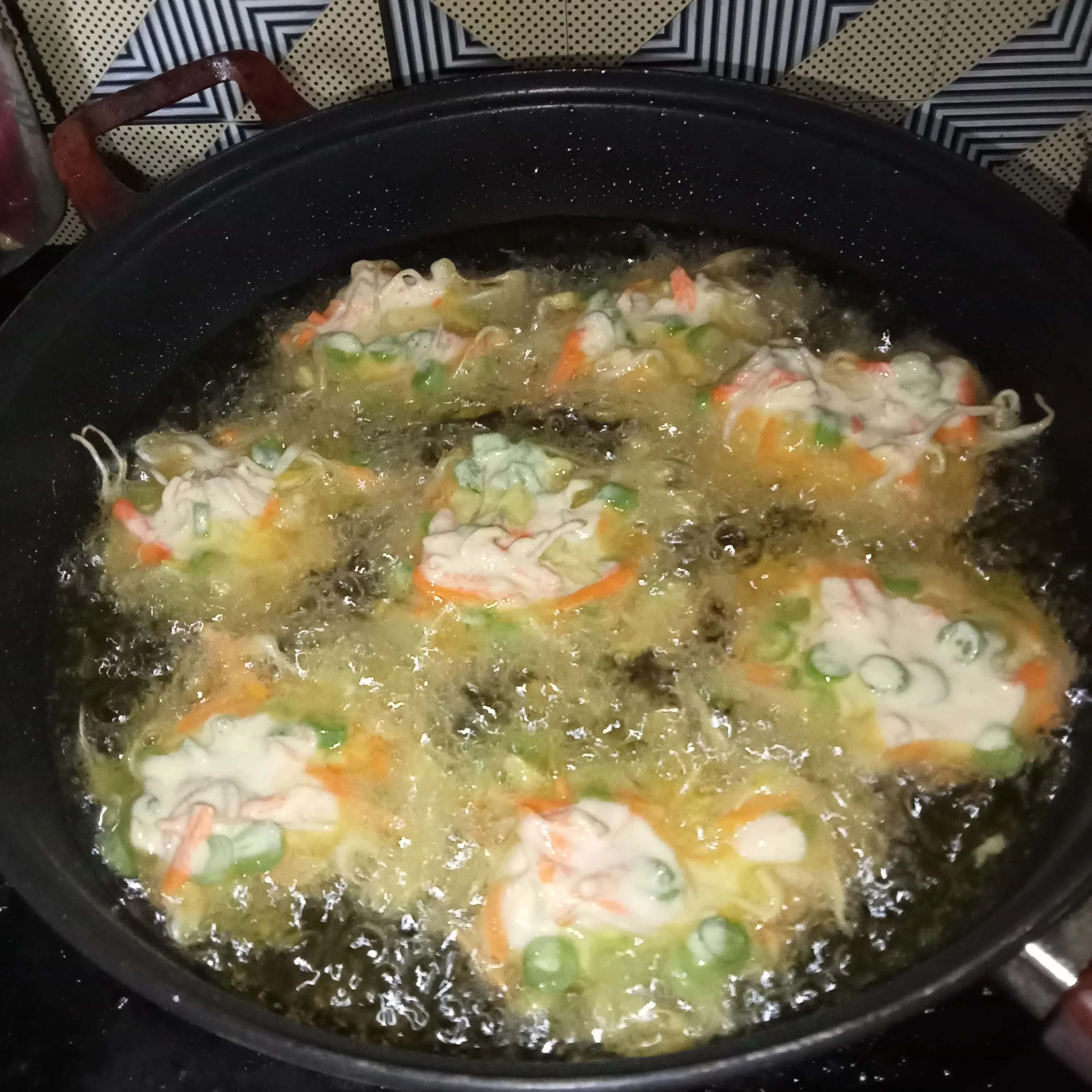 Step 4 Bakwan Buncis Wortel Tauge