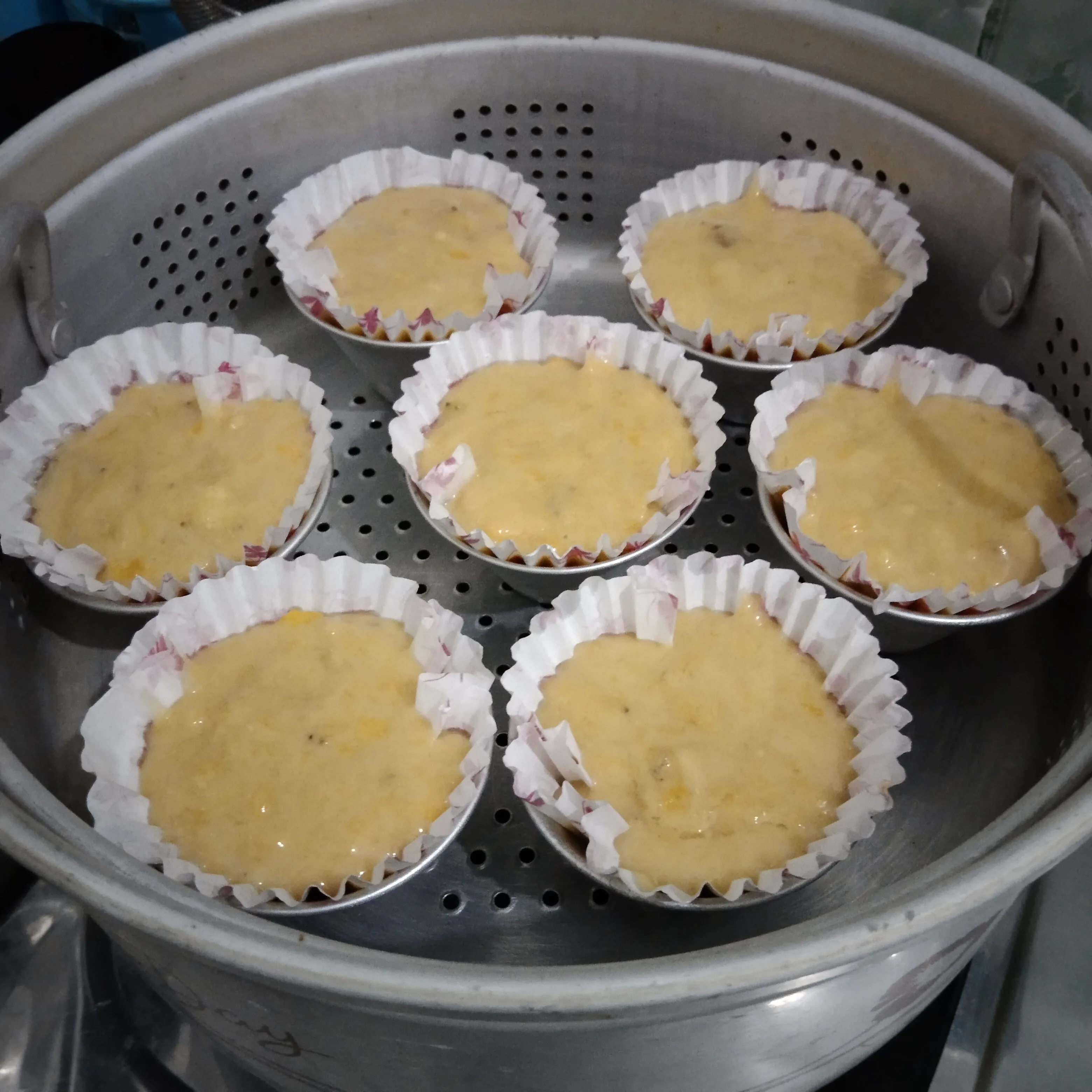 Step 6 Bolu Kukus Pisang