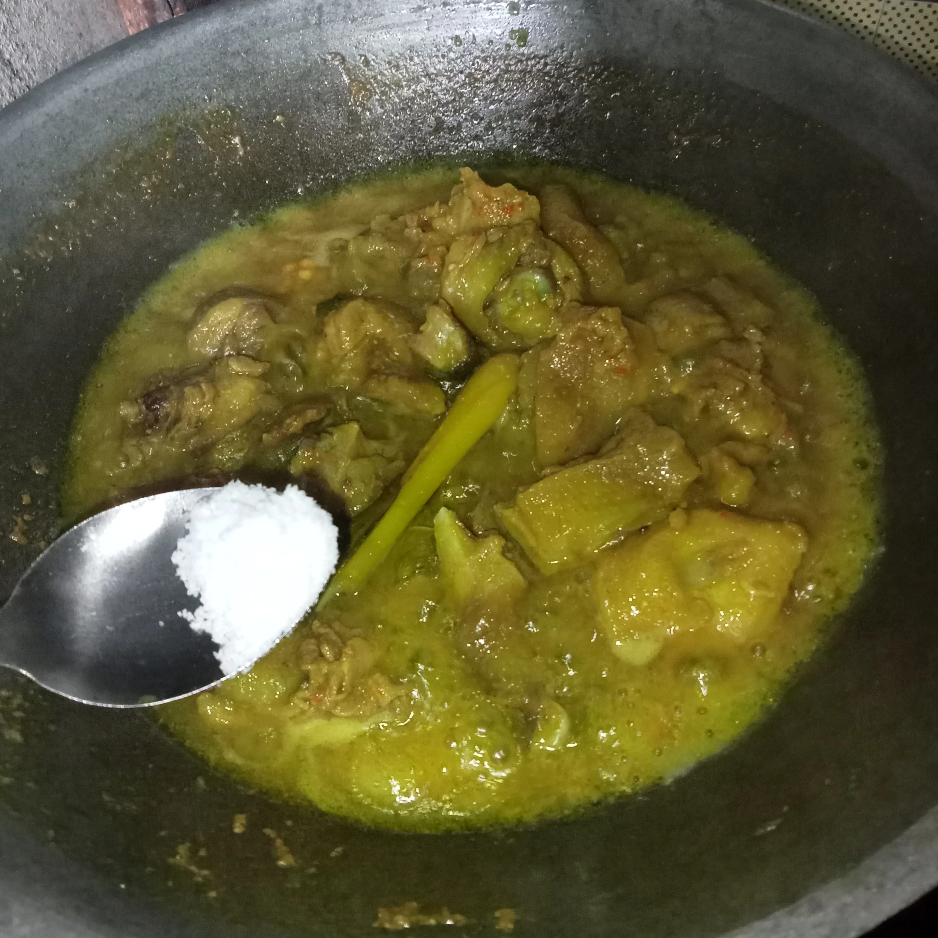 Step 5 Ayam Kampung Bumbu Kuning