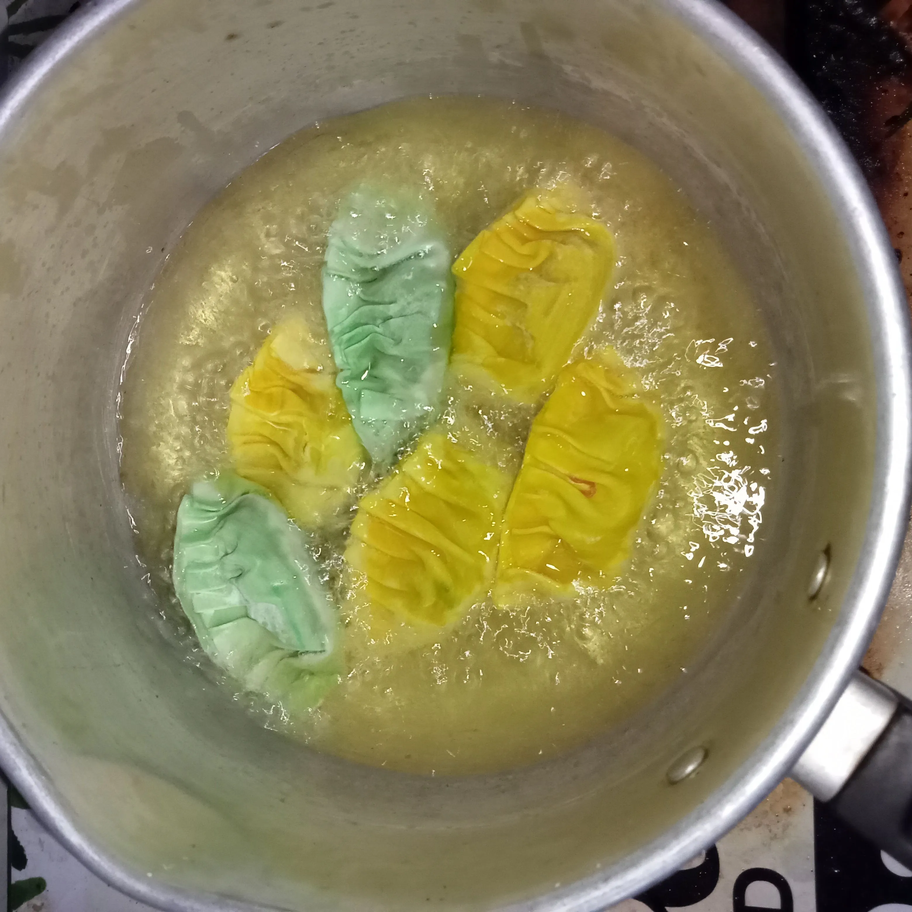 Step 7 Gyoza Nasi Goreng Kambing