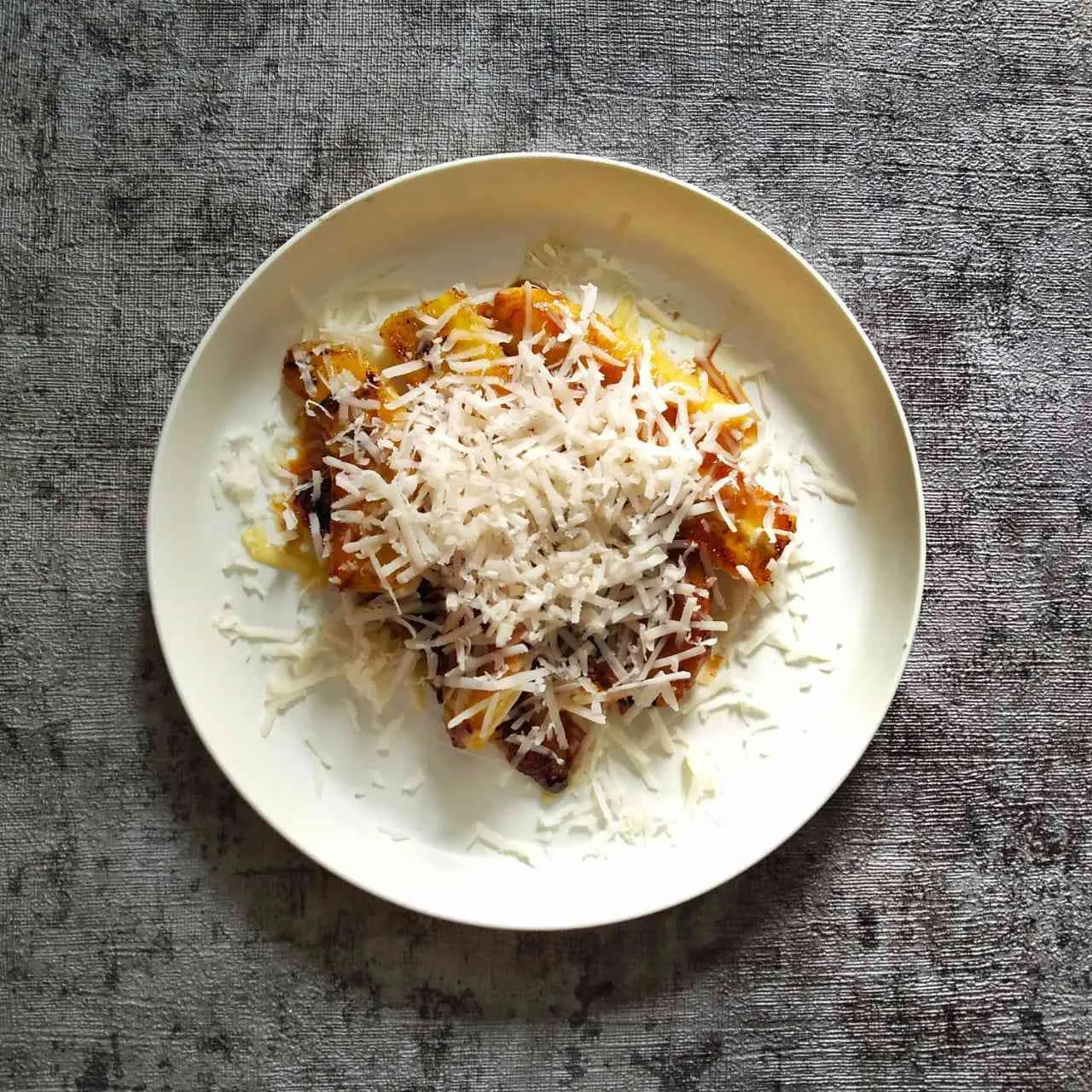 Pisang Bakar Caramel Topping Keju