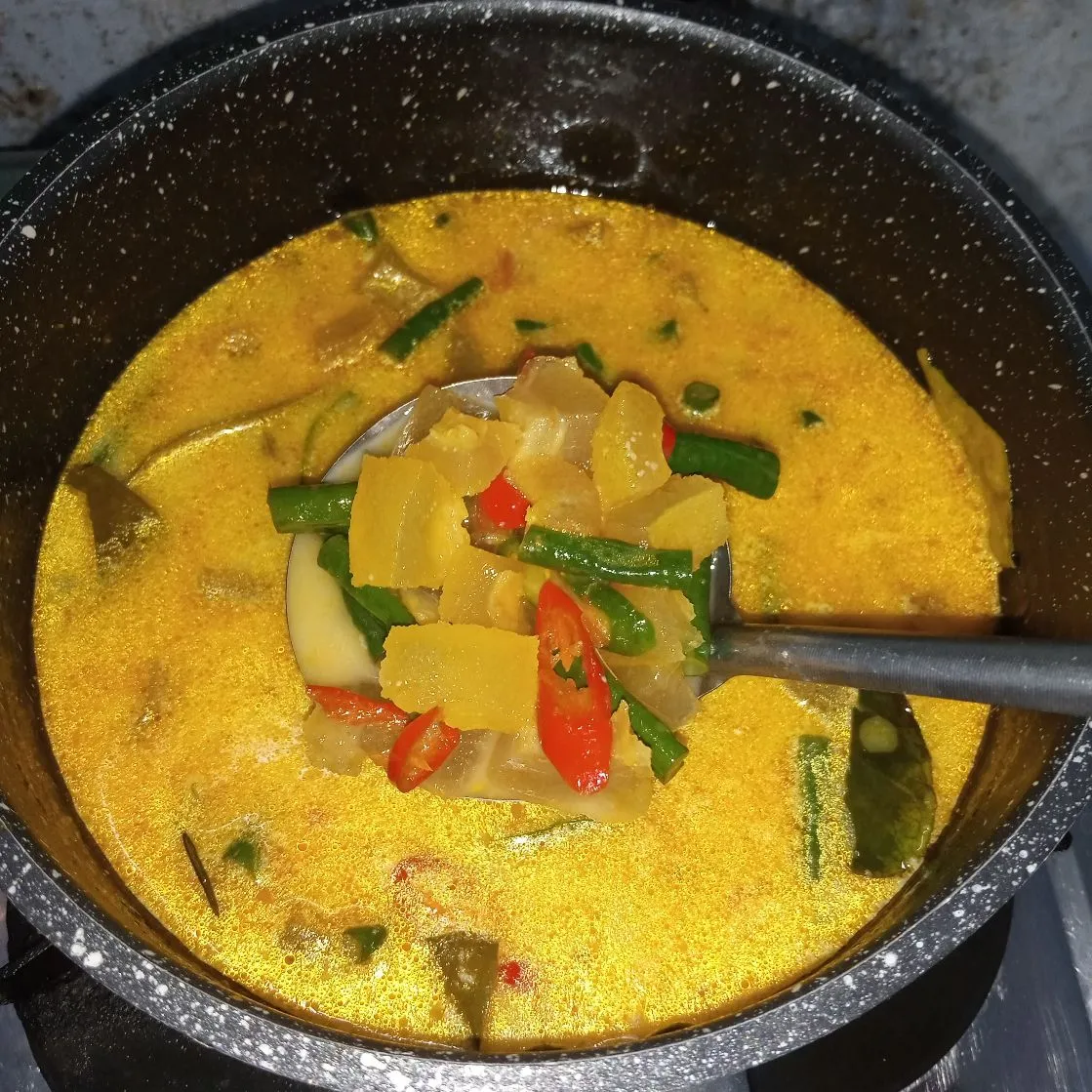 Step 5 Cecek Kuah Santan
