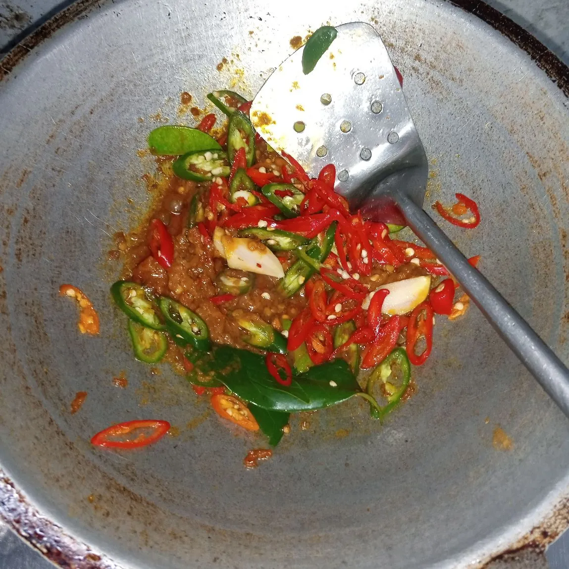 Step 2 Krengsengan daging