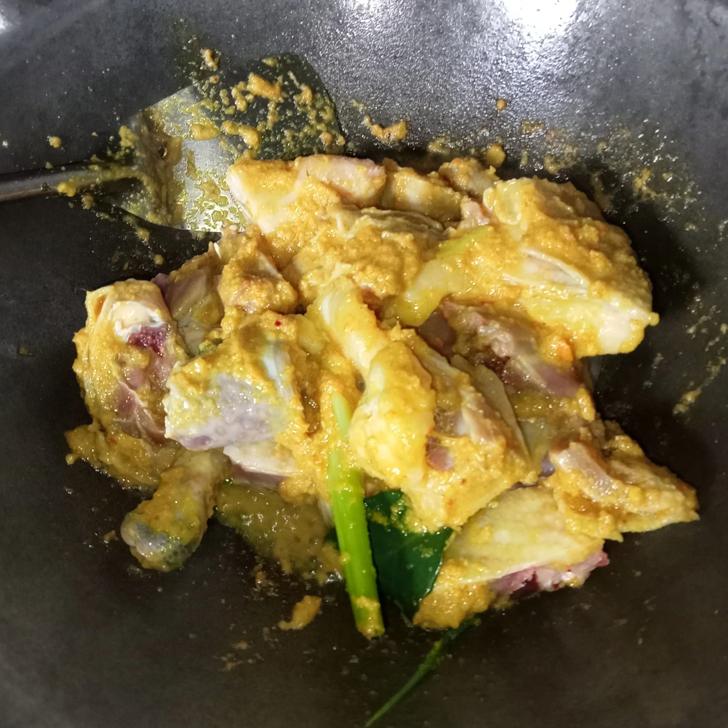 Step 3 Ayam Kampung Bumbu Kuning