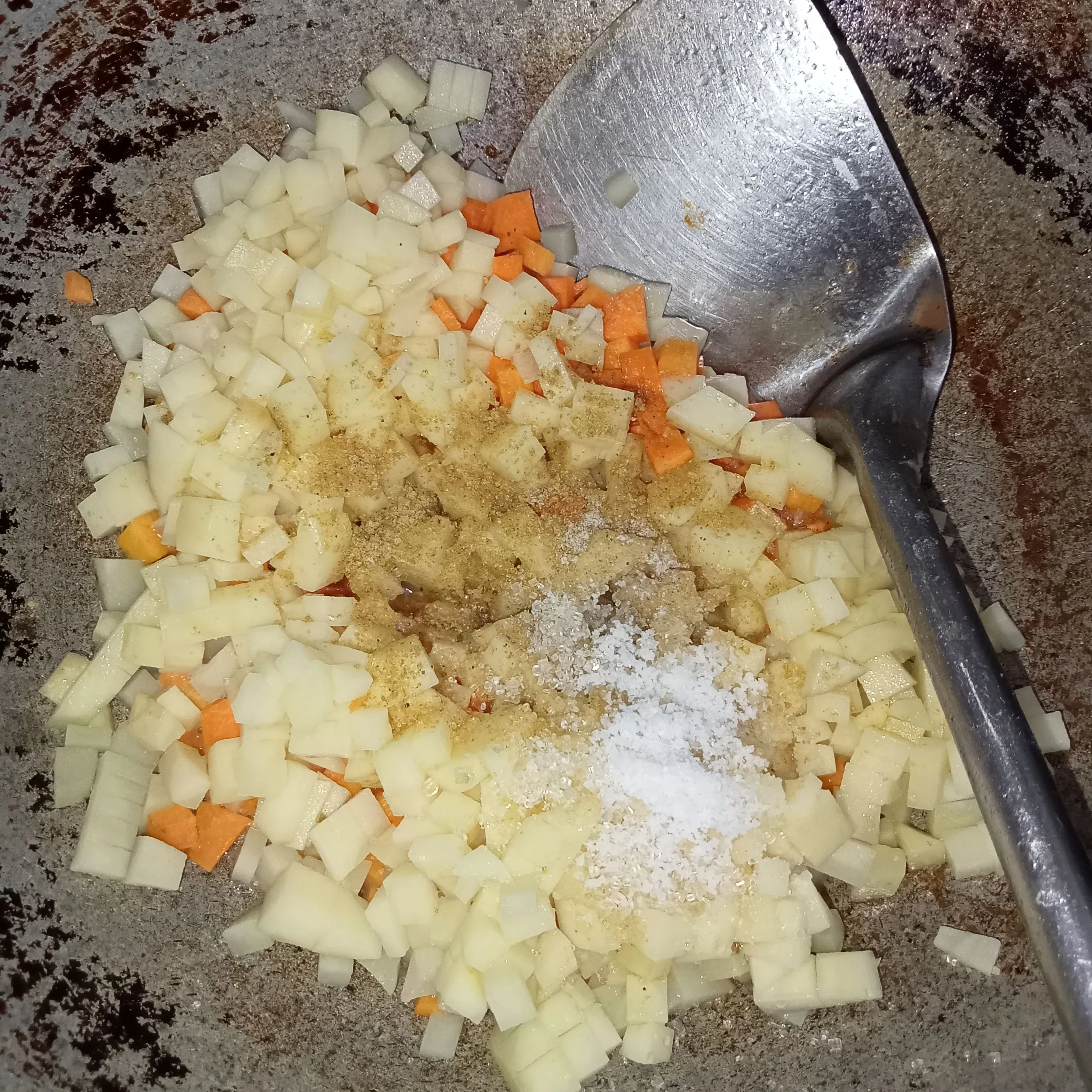 Step 3 Pastel Sayur