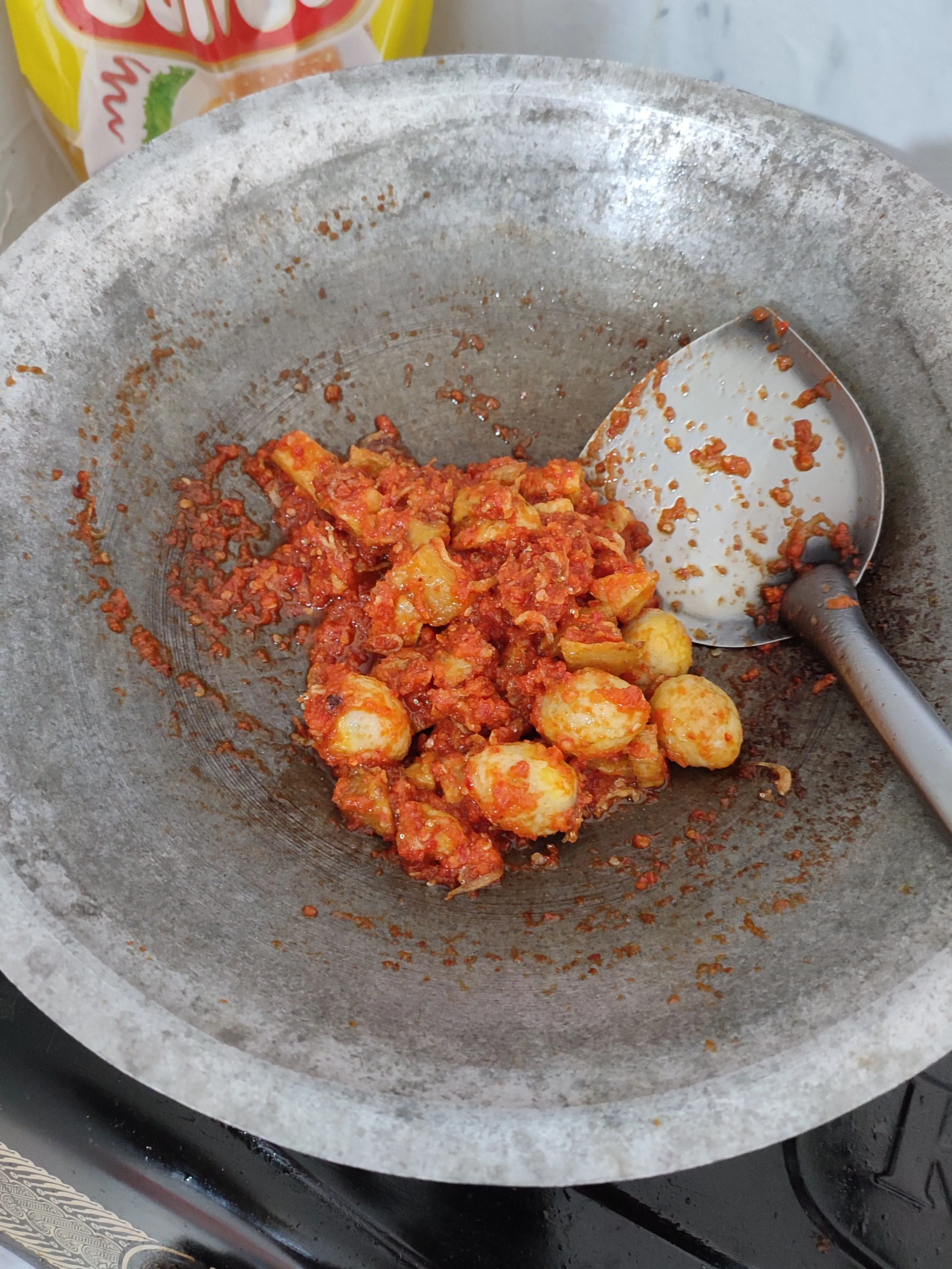Step 5 Sambal Teri Telur Puyuh