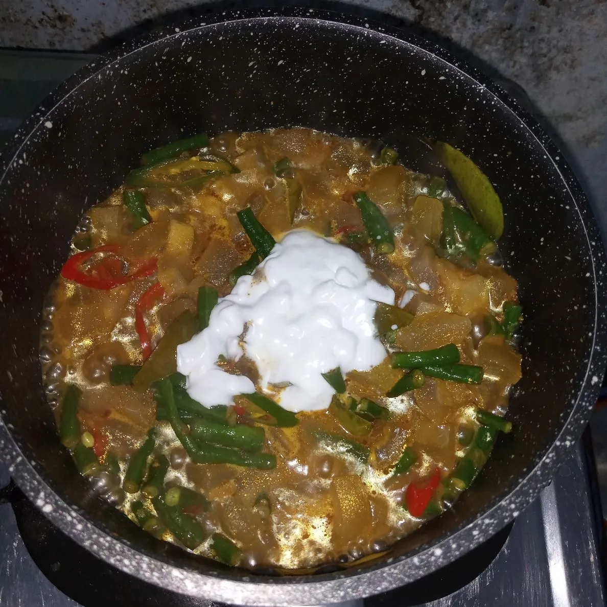 Step 4 Cecek Kuah Santan