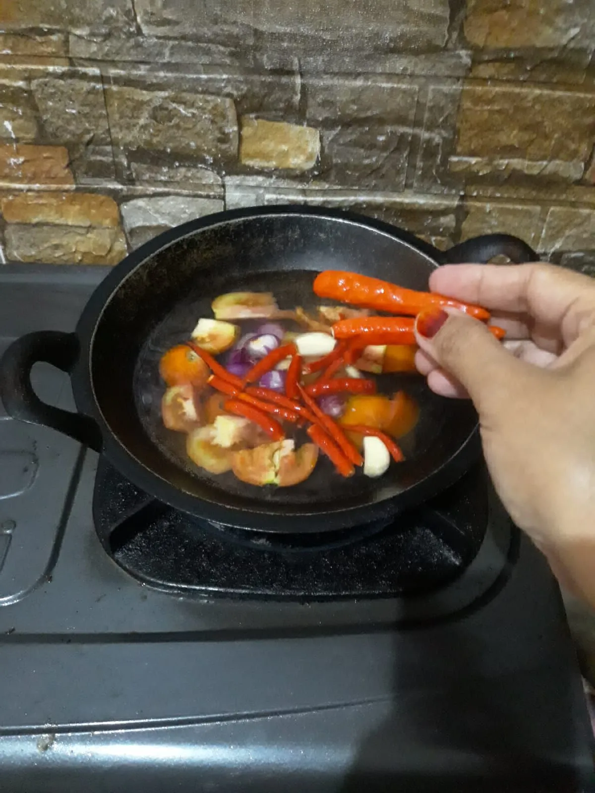 Step 3 Sambal Teri