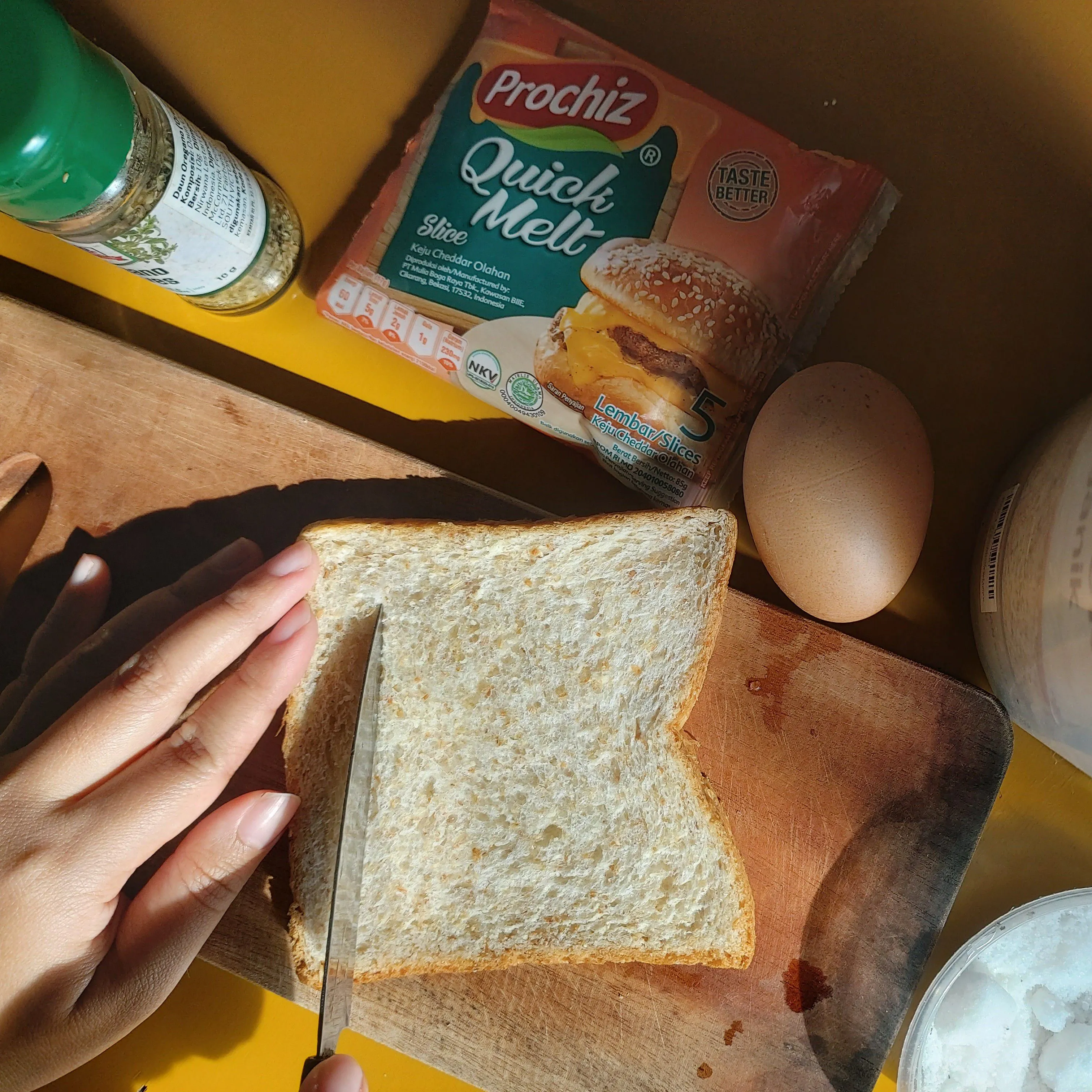 Step 2 Cheese Egg Toast