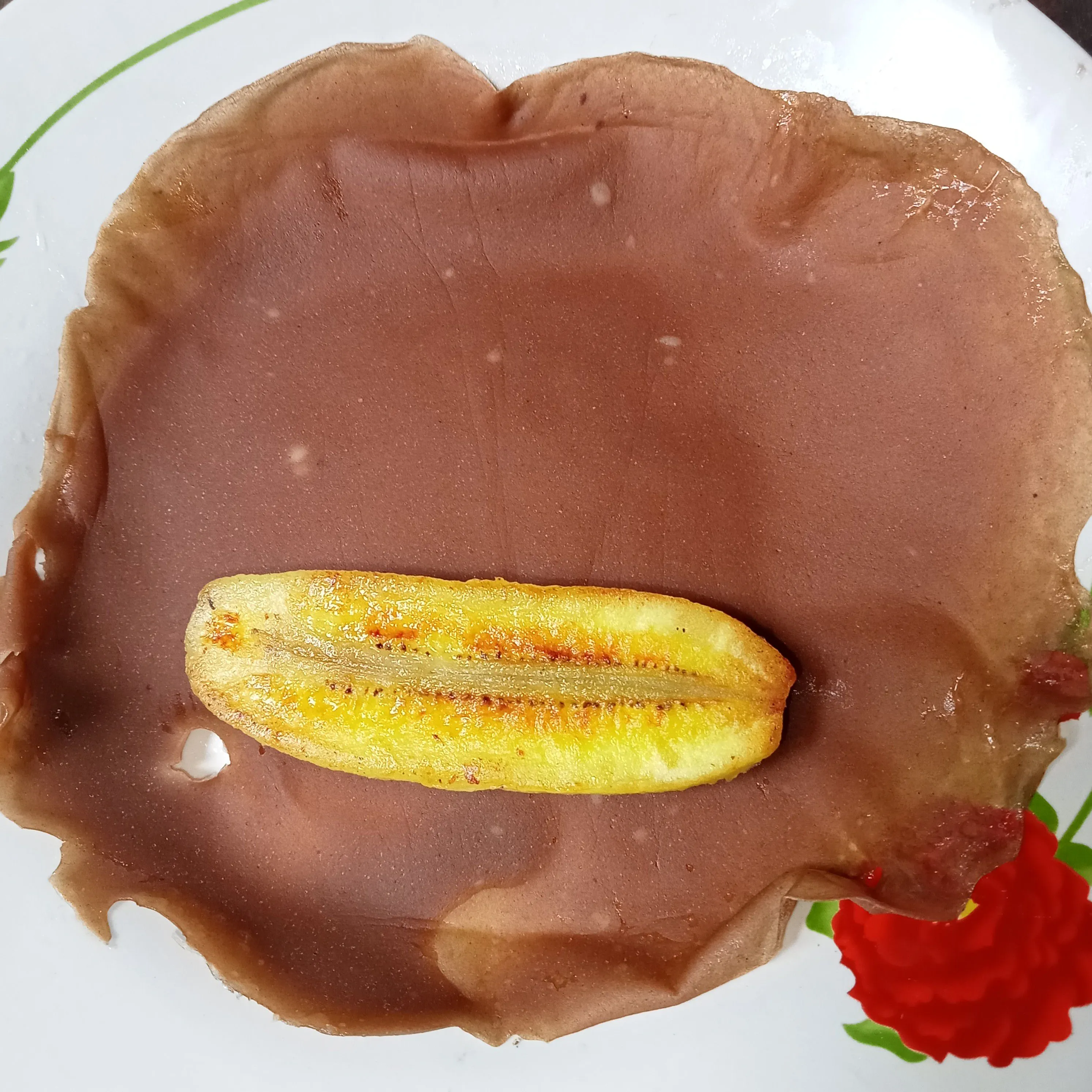 Step 4 Dadar Gulung Cokelat Pisang Keju