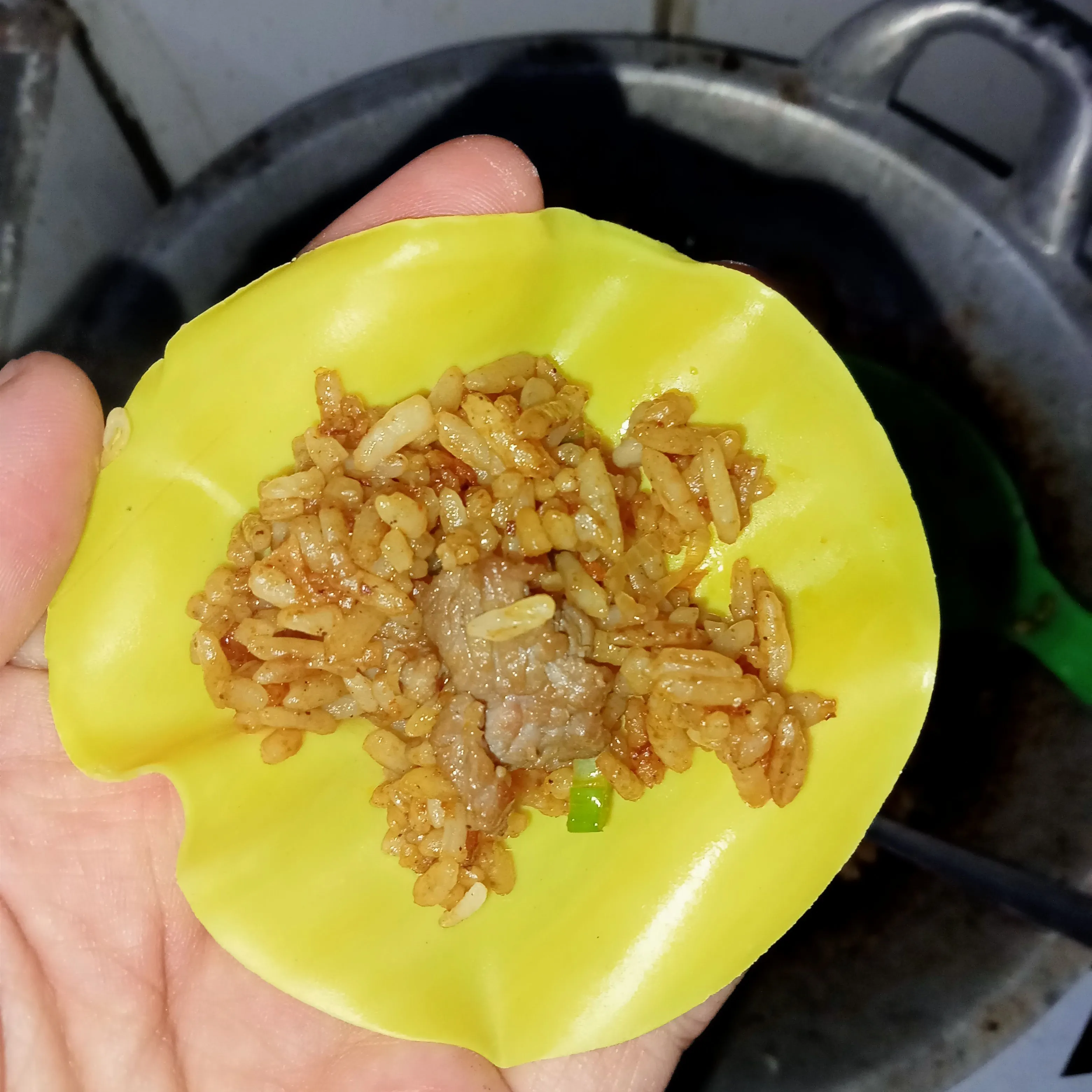 Step 5 Gyoza Nasi Goreng Kambing
