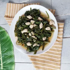 Cah Kangkung Ayam Saos Teriyaki