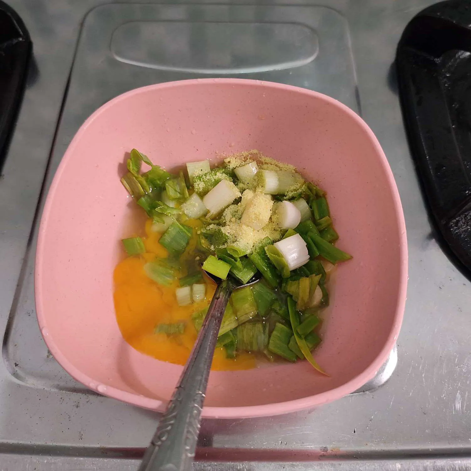 Step 1 Telur Dadar Tahu Balado