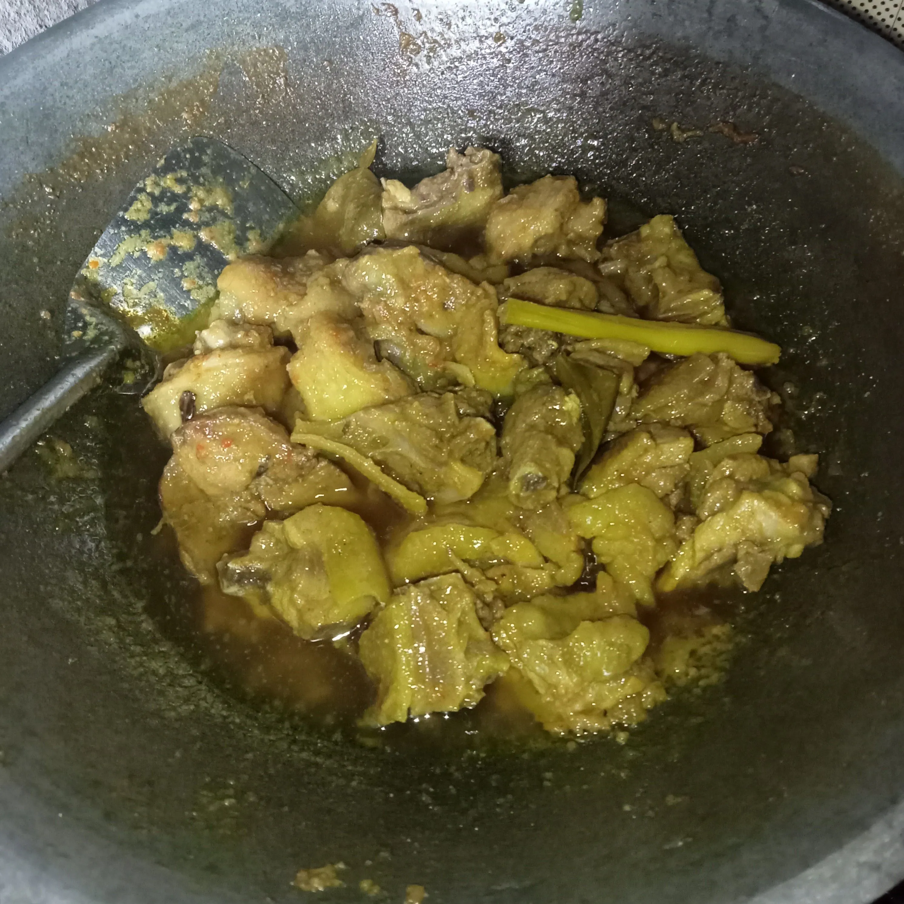 Step 6 Ayam Kampung Bumbu Kuning