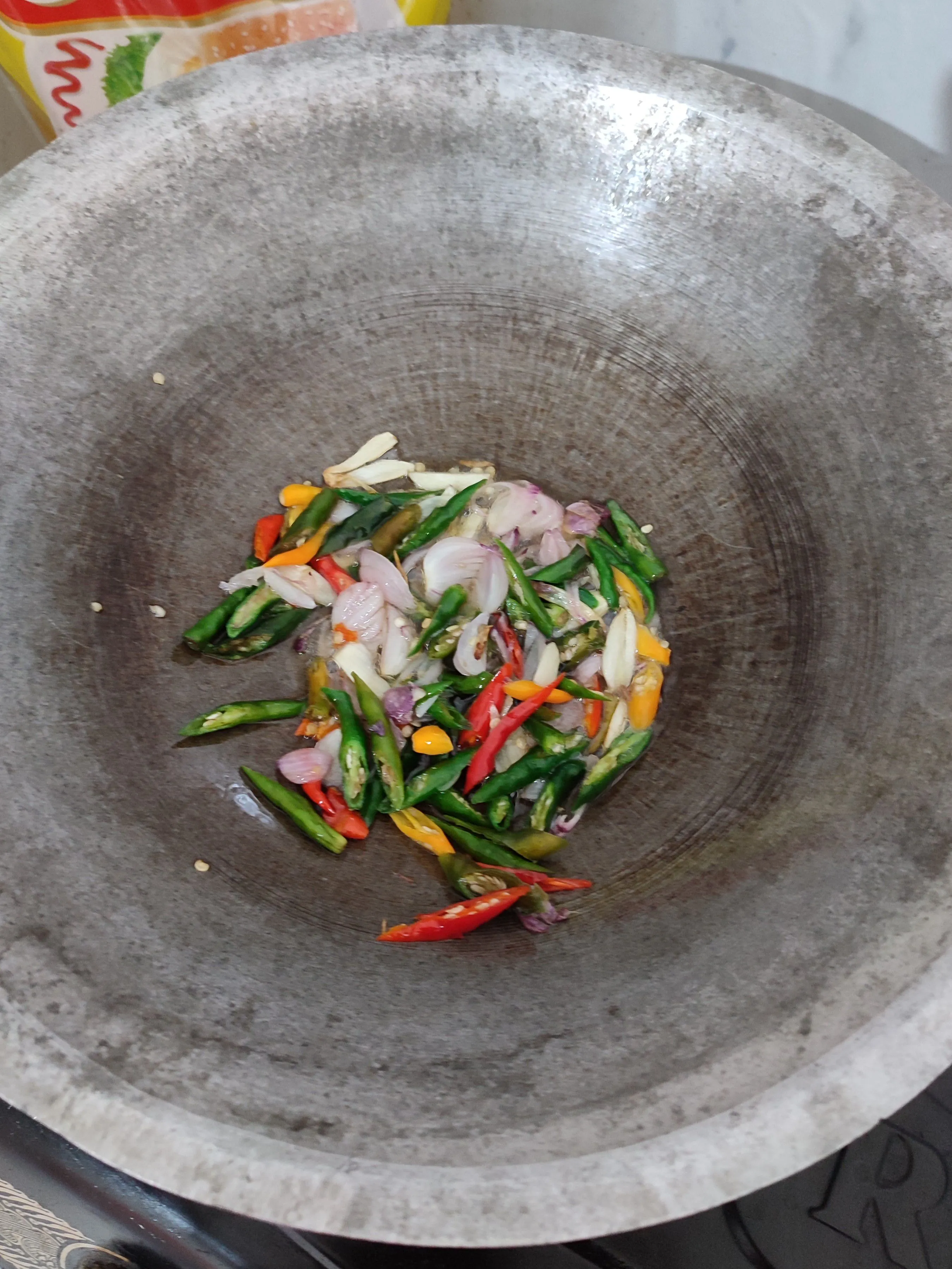 Step 4 Tumis Genjer Cabe Ijo