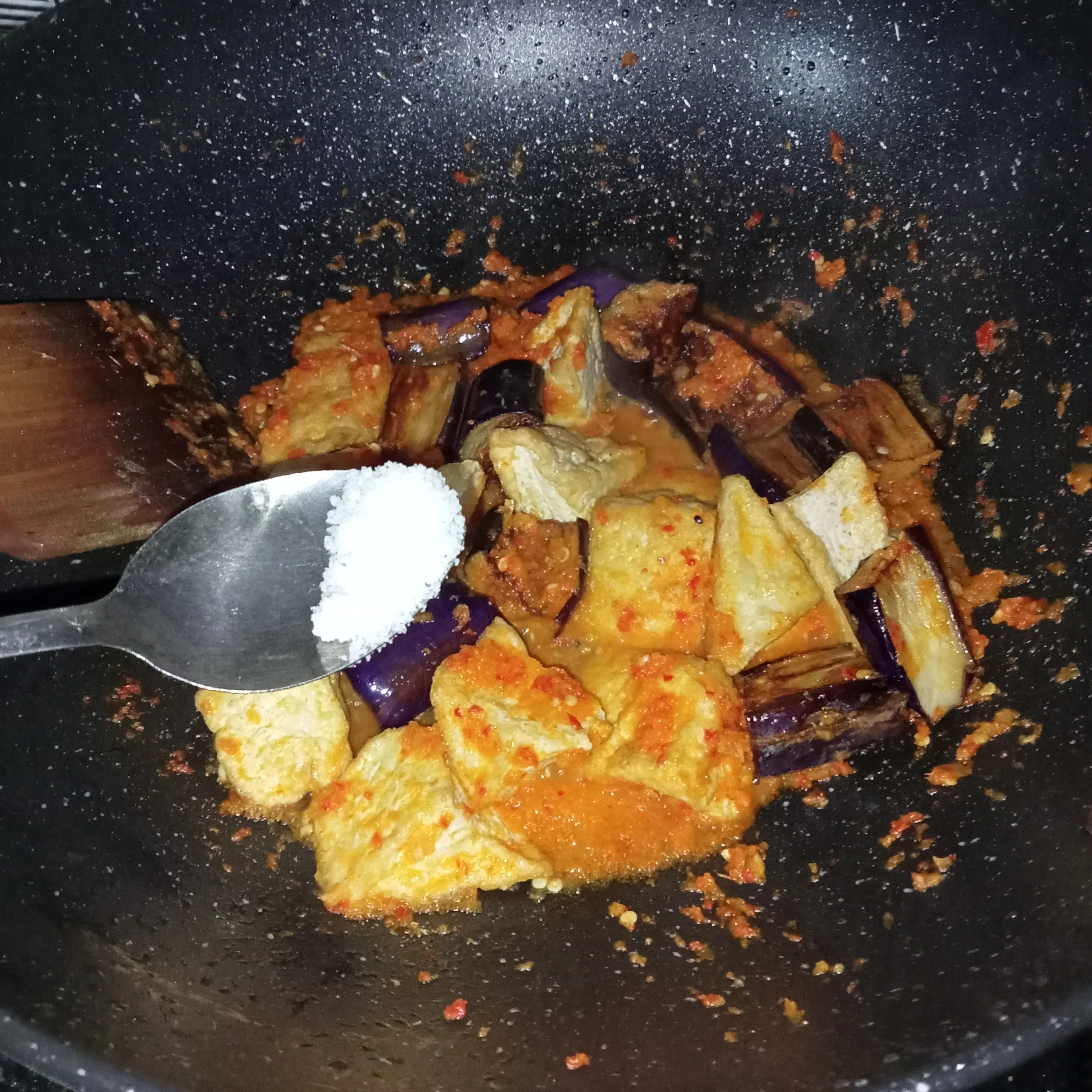 Step 5 Tahu Terong Balado