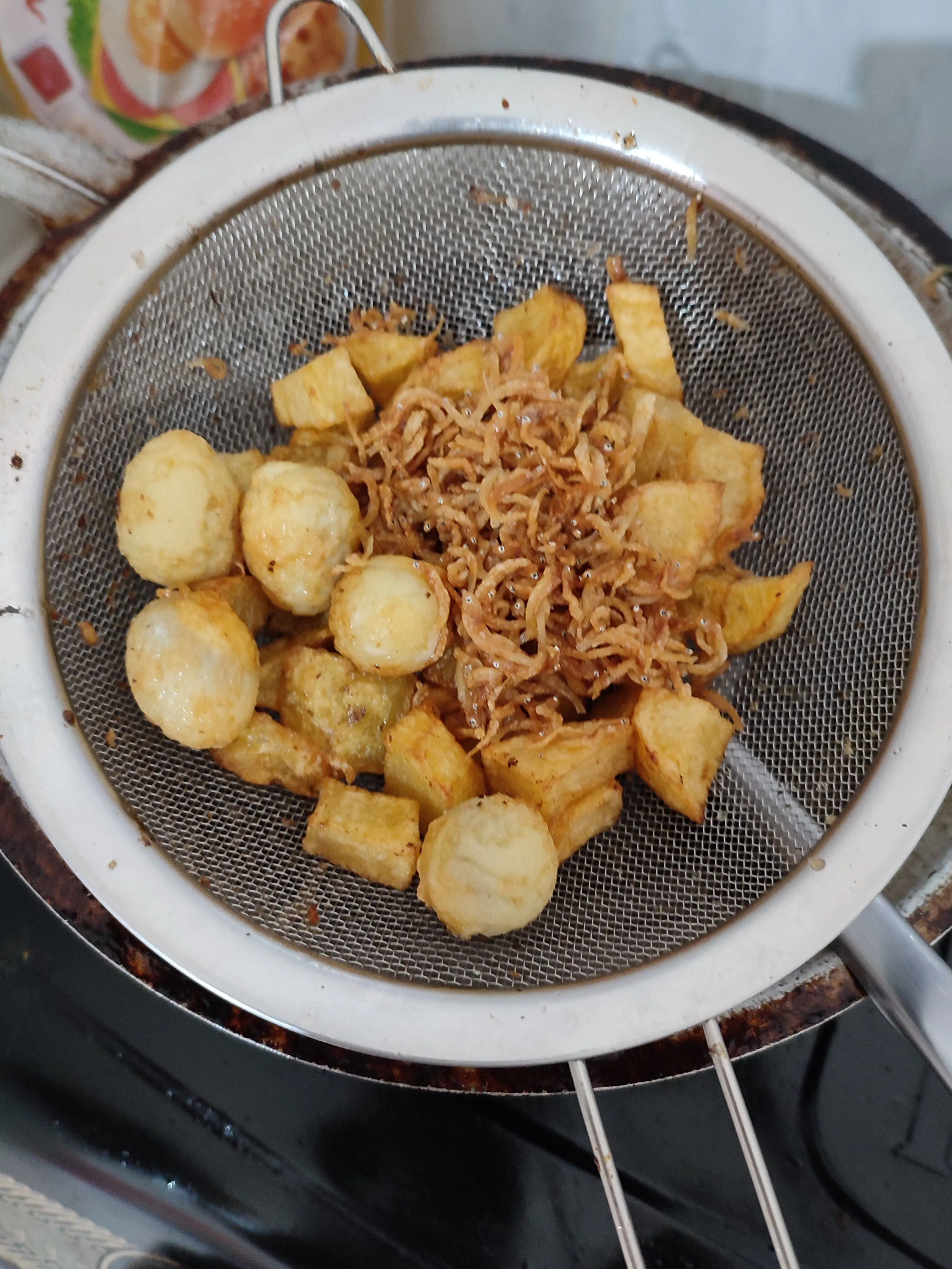 Step 3 Sambal Teri Telur Puyuh