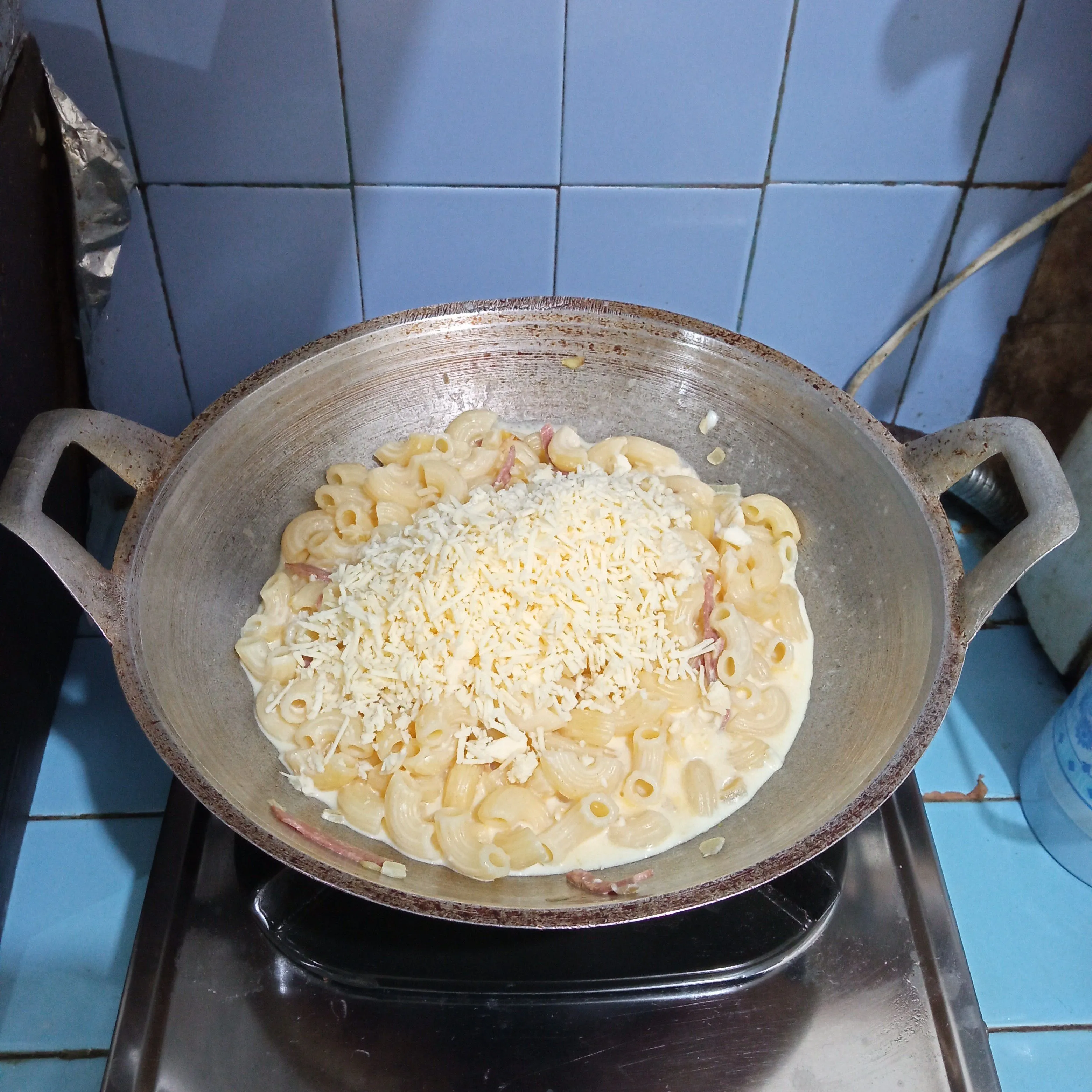 Step 5 Cheesy Macaroni Pasta