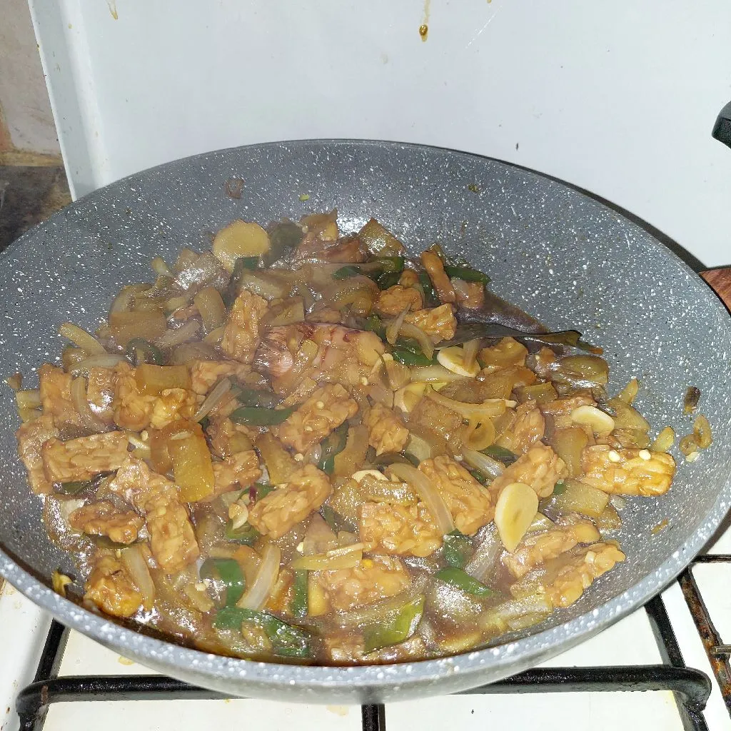 Step 8 Kikil Tempe Cabe Hijau