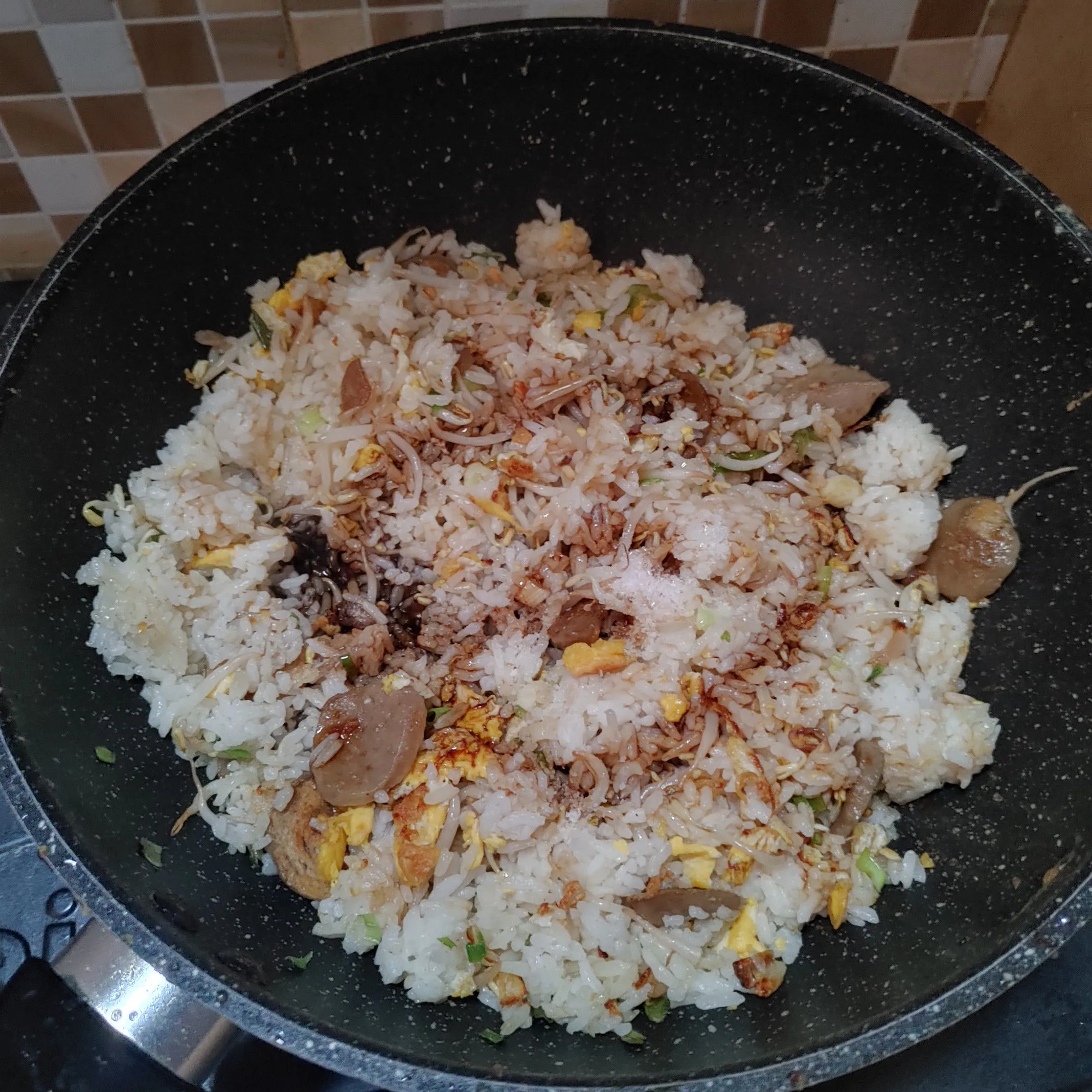 Step 5 Nasi Goreng Bakso Telur