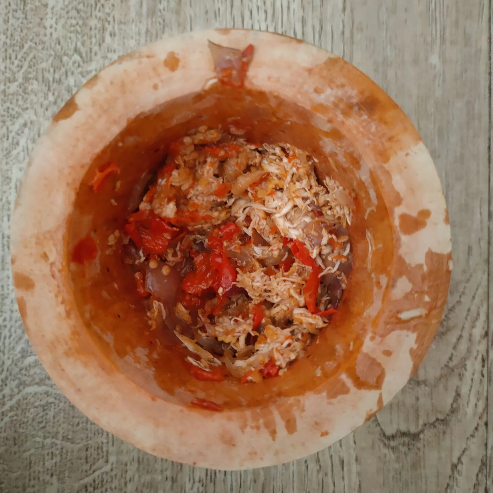 Step 4 Ayam Tumbuk