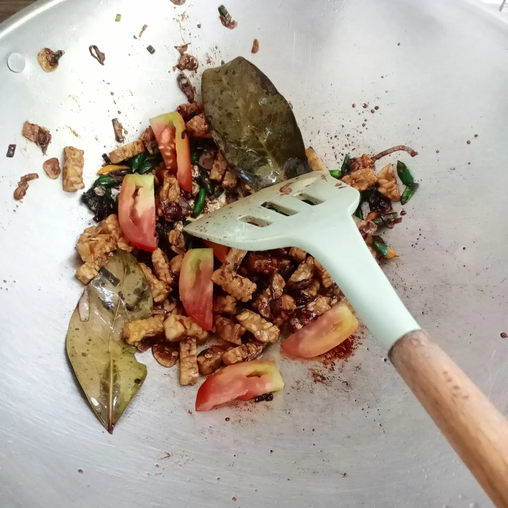 Step 7 Oreg Tempe Tomat Cabe Hijau