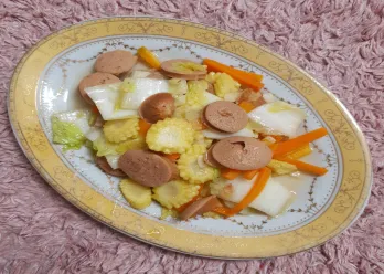 Tumis Sosis Sayur