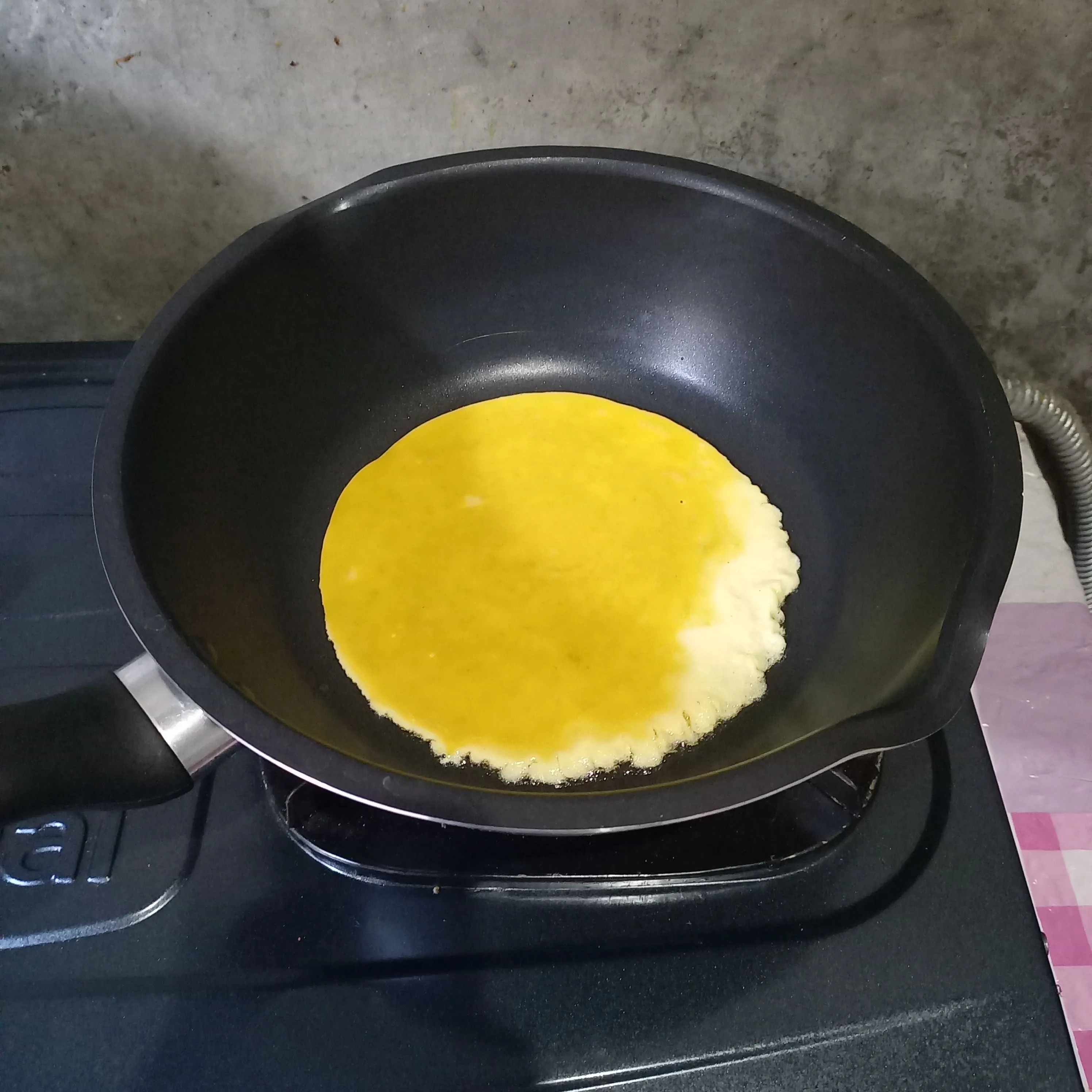 Step 1 Nasi Telur Geprek