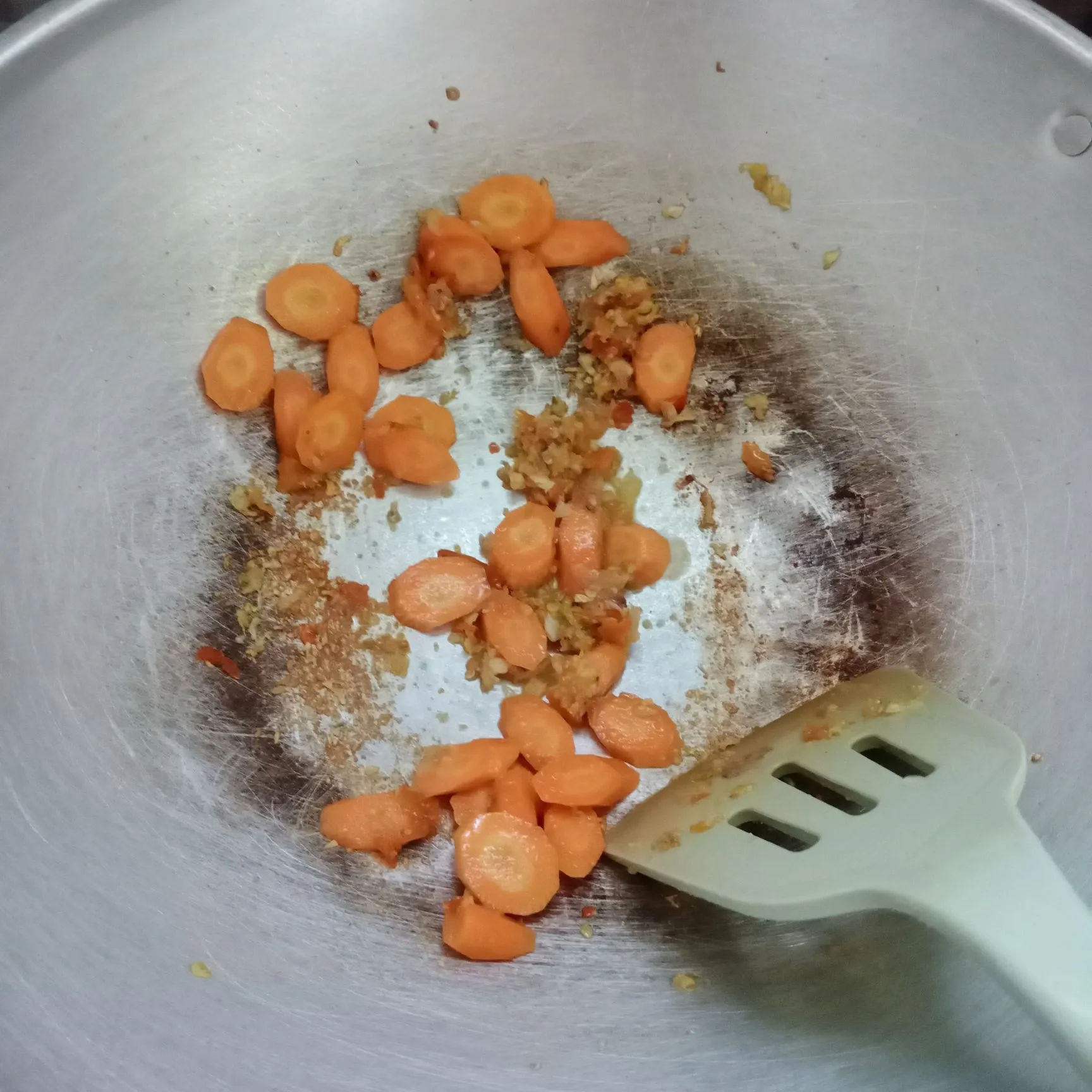 Step 3 Tumis Wortel Kol Sawi Hijau