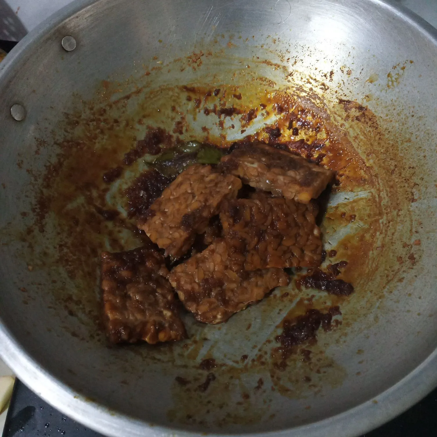 Step 5 Tempe Bacem Air Kelapa