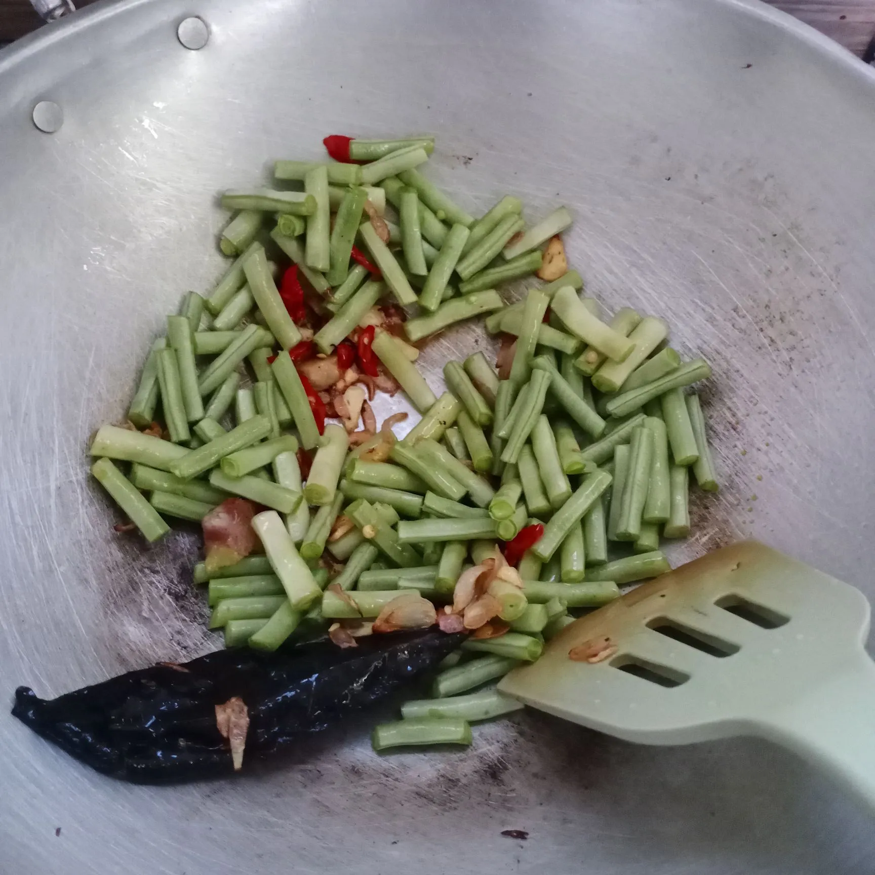 Step 3 Kacang Panjang Saus Tiram