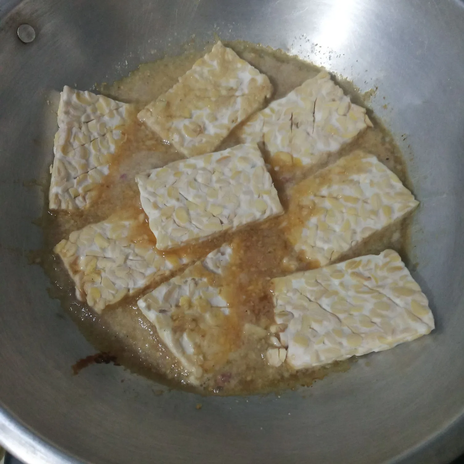Step 4 Tempe Bacem Air Kelapa