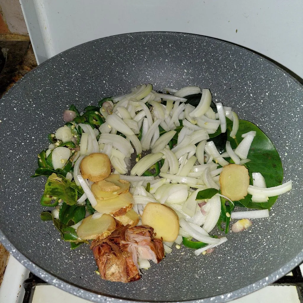 Step 4 Kikil Tempe Cabe Hijau