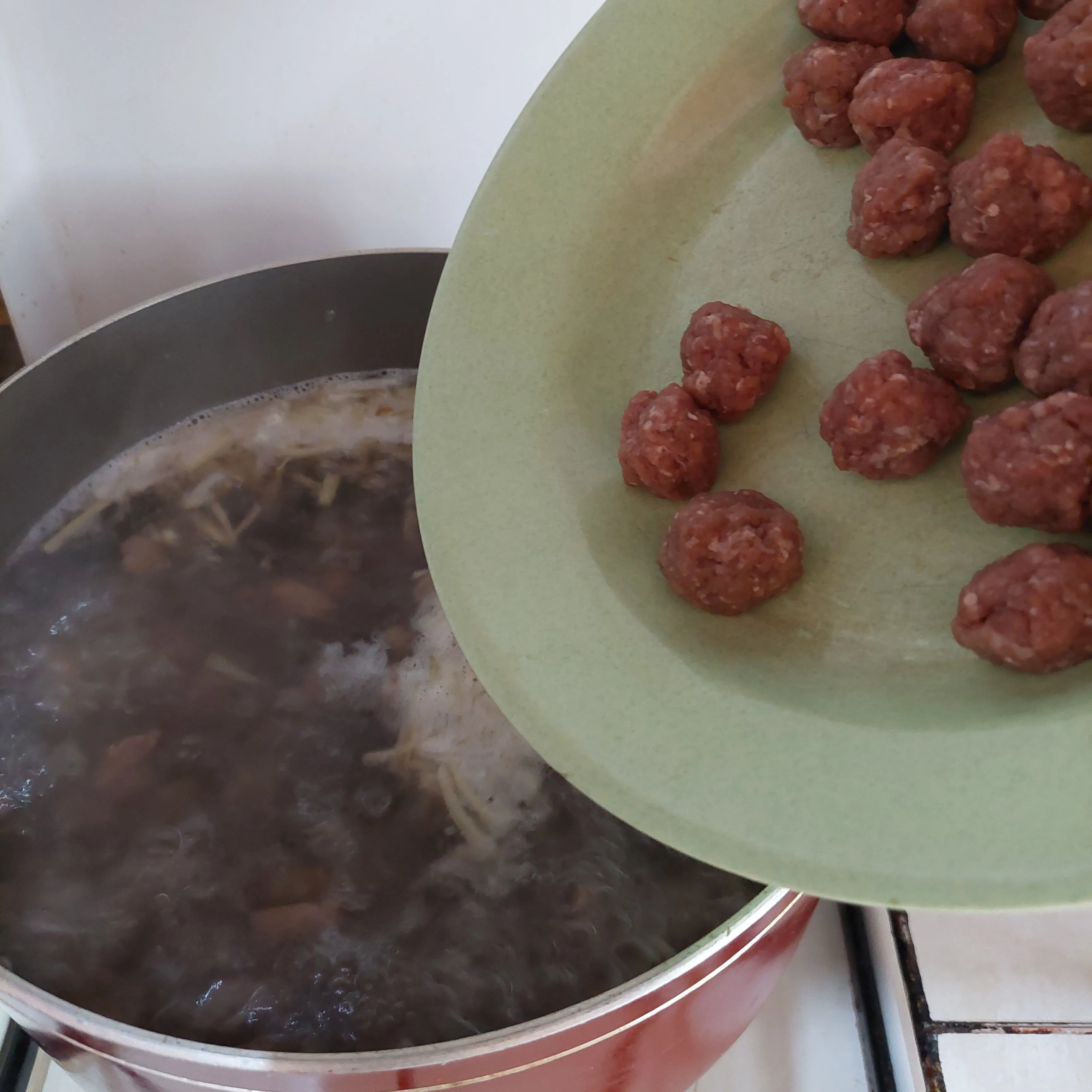 Step 4 Sop Kacang Merah Daging Cincang