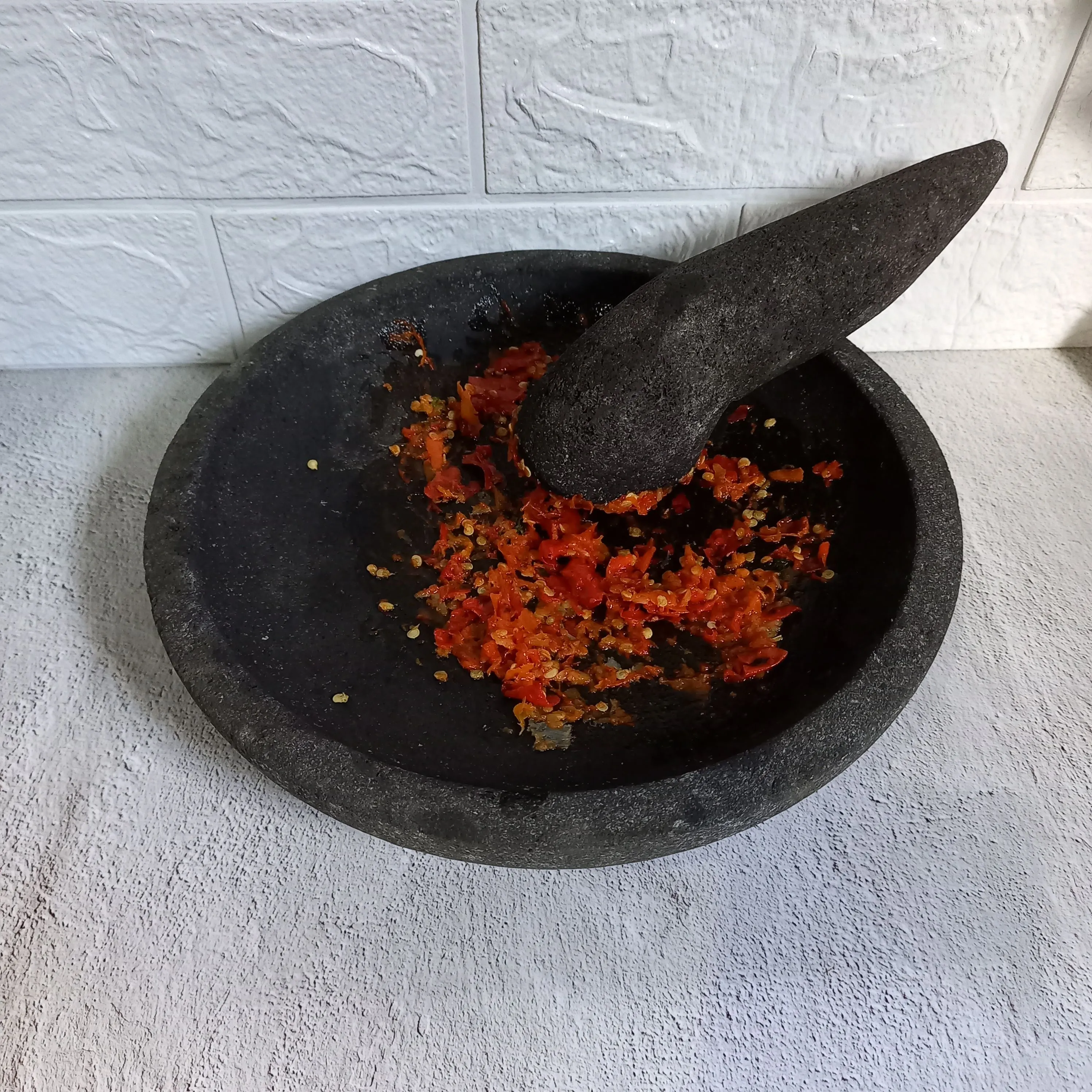 Step 4 Nasi Telur Geprek