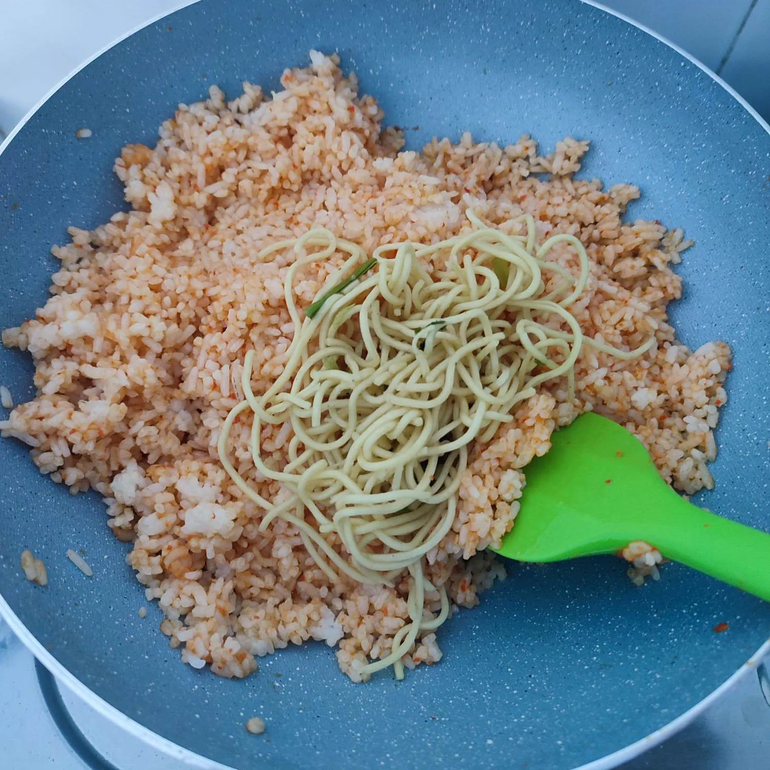 Step 4 Nasi Goreng Mawut Pedas Lauk Empal