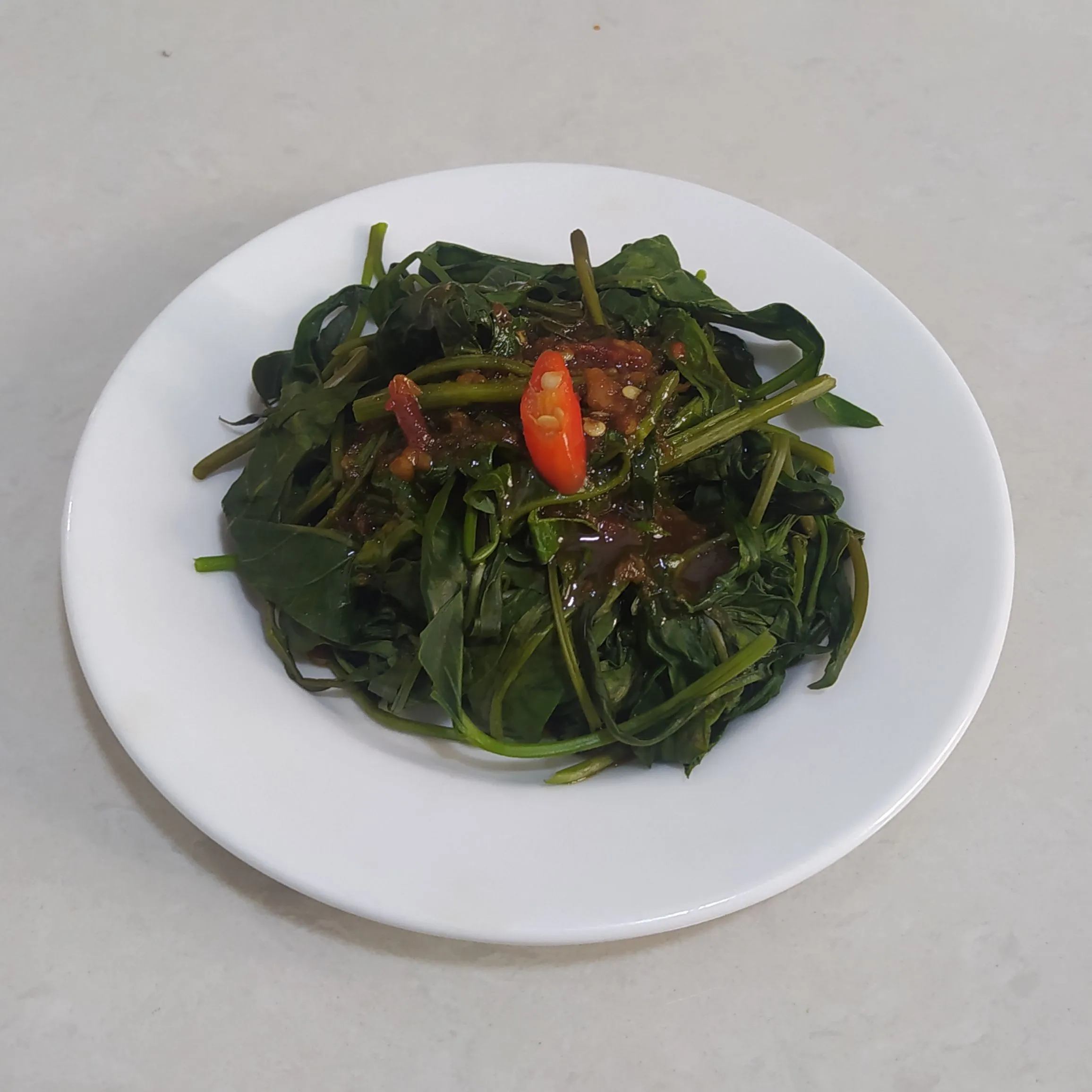 Step 6 Plecing Kangkung Khas Jawa